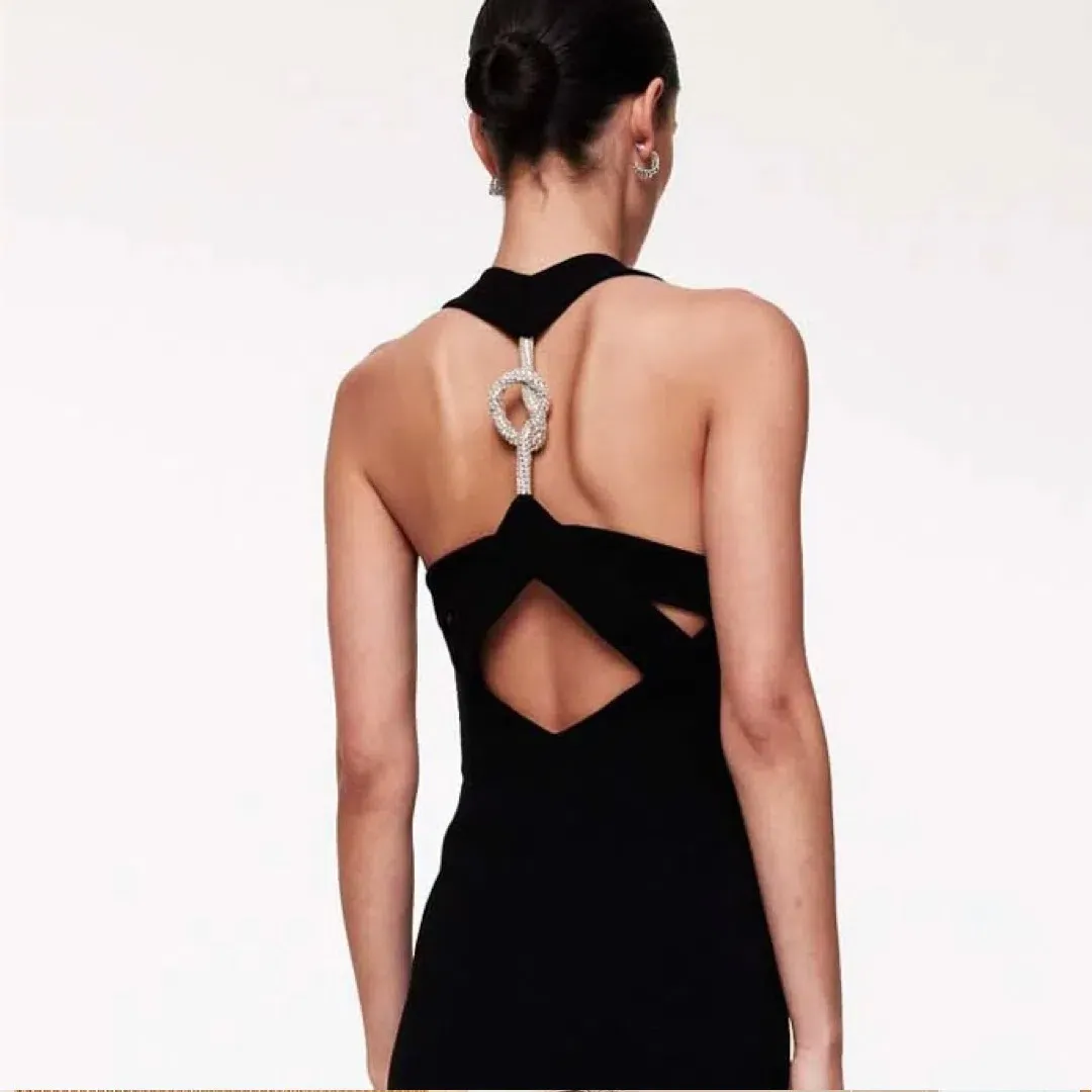 Rachel Gilbert Blaise Gown in Black Size AU 8 for rent on The Volte - main image