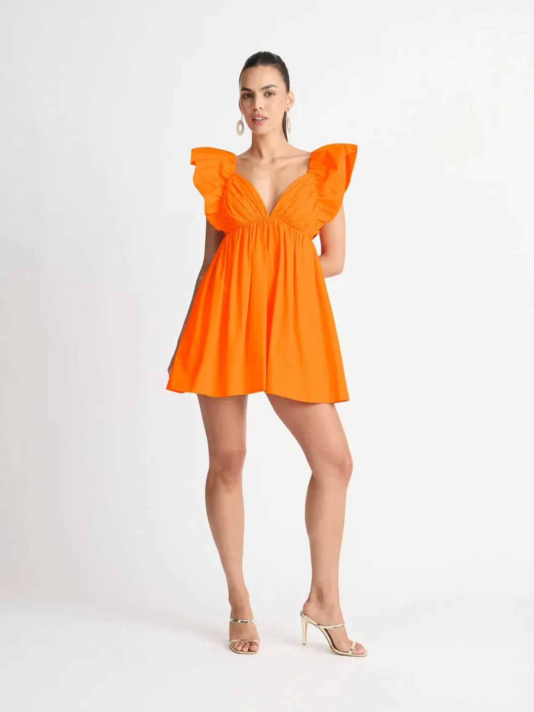 Sheike Bermuda Dress Orange Size AU 8 for rent on The Volte - main image
