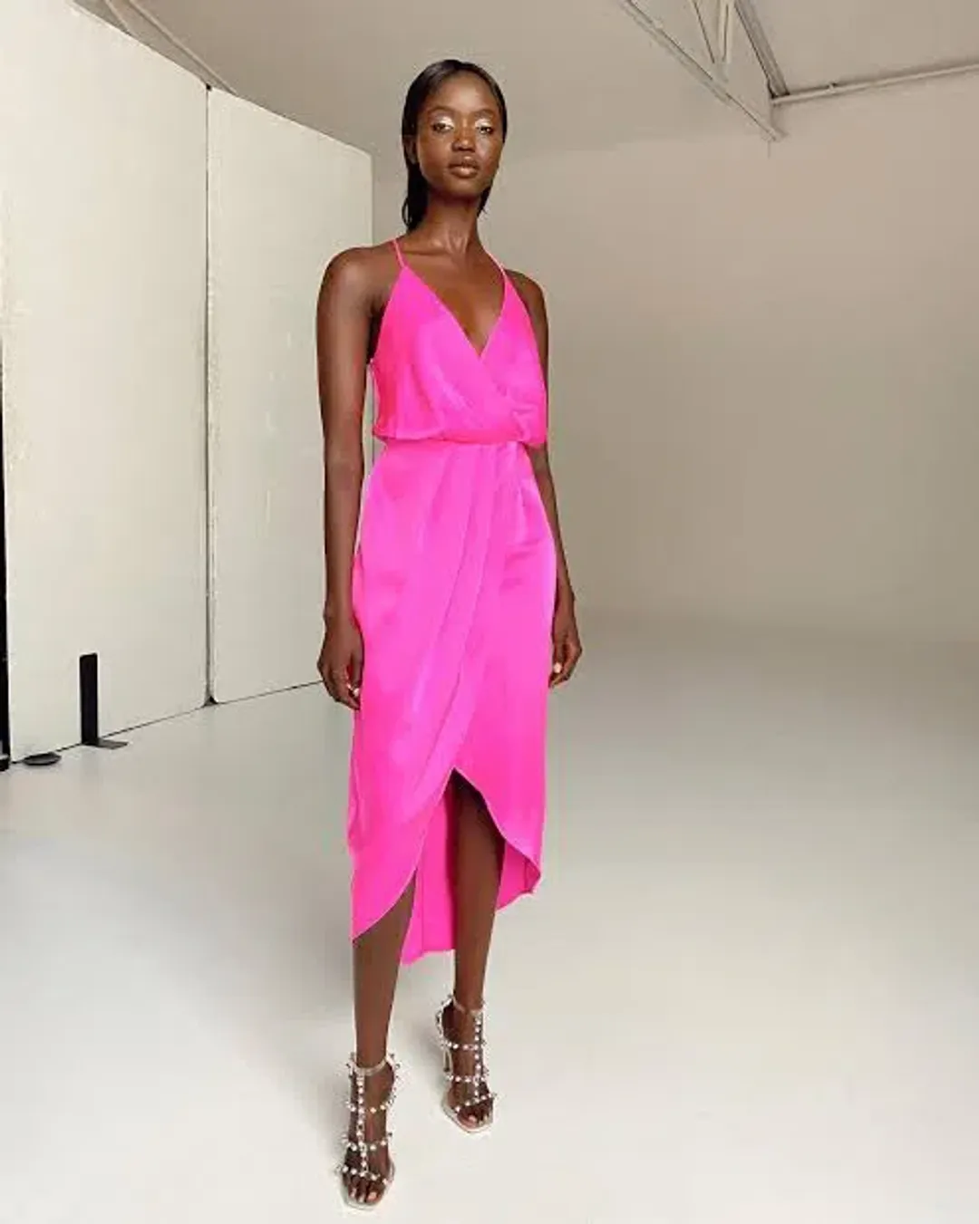 Sheike Gemma Pink Dress Pink Size AU 6 for rent on The Volte - main image