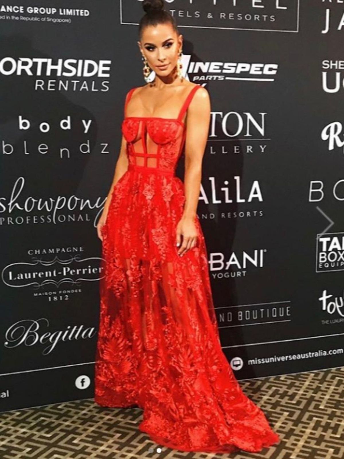 Nicola Finetti Marisol Dress red size 8 - Image 1