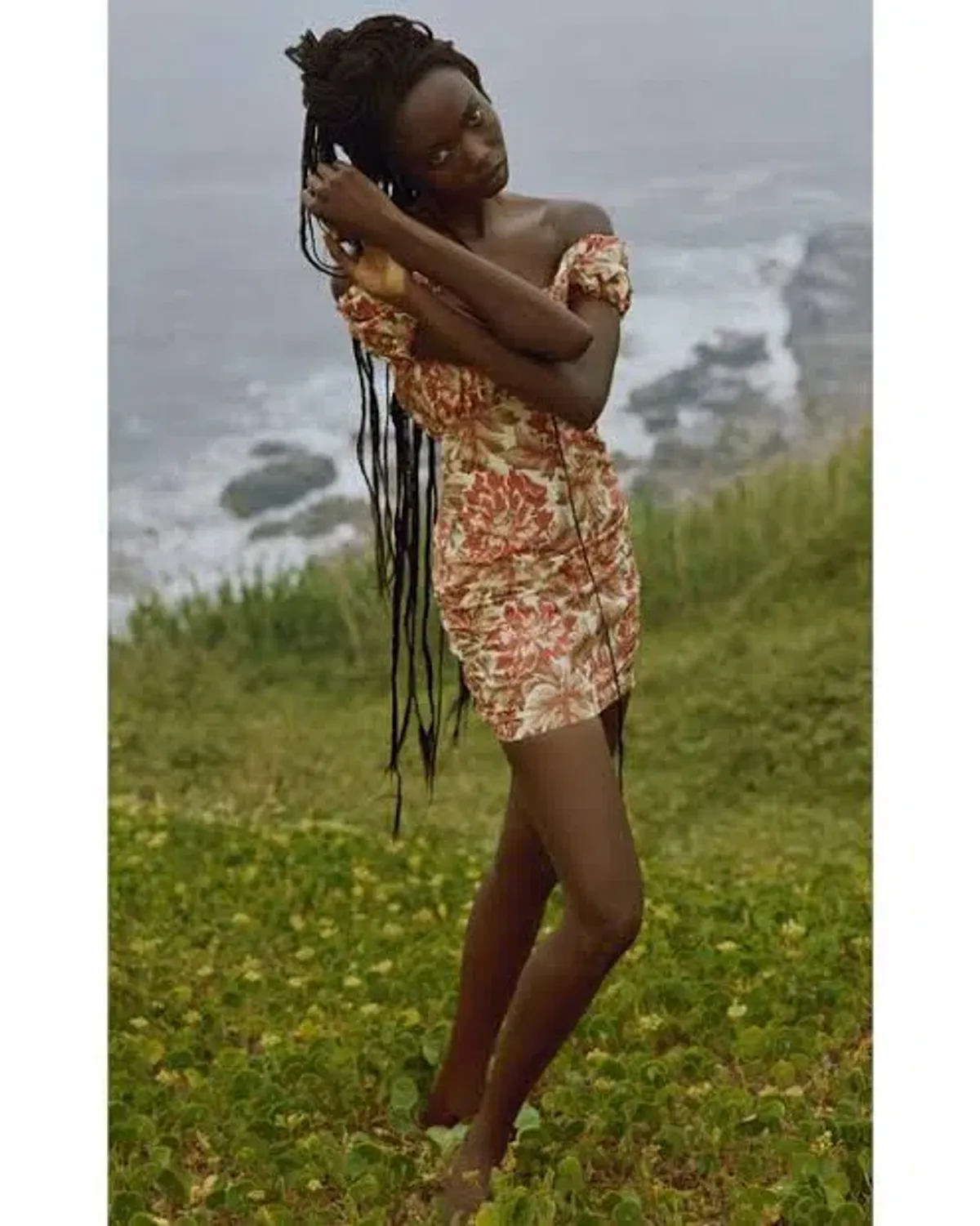 Sir The Label Valetta Off Shoulder Mini Dress Floral Size 3 / AU 12 - Image 3