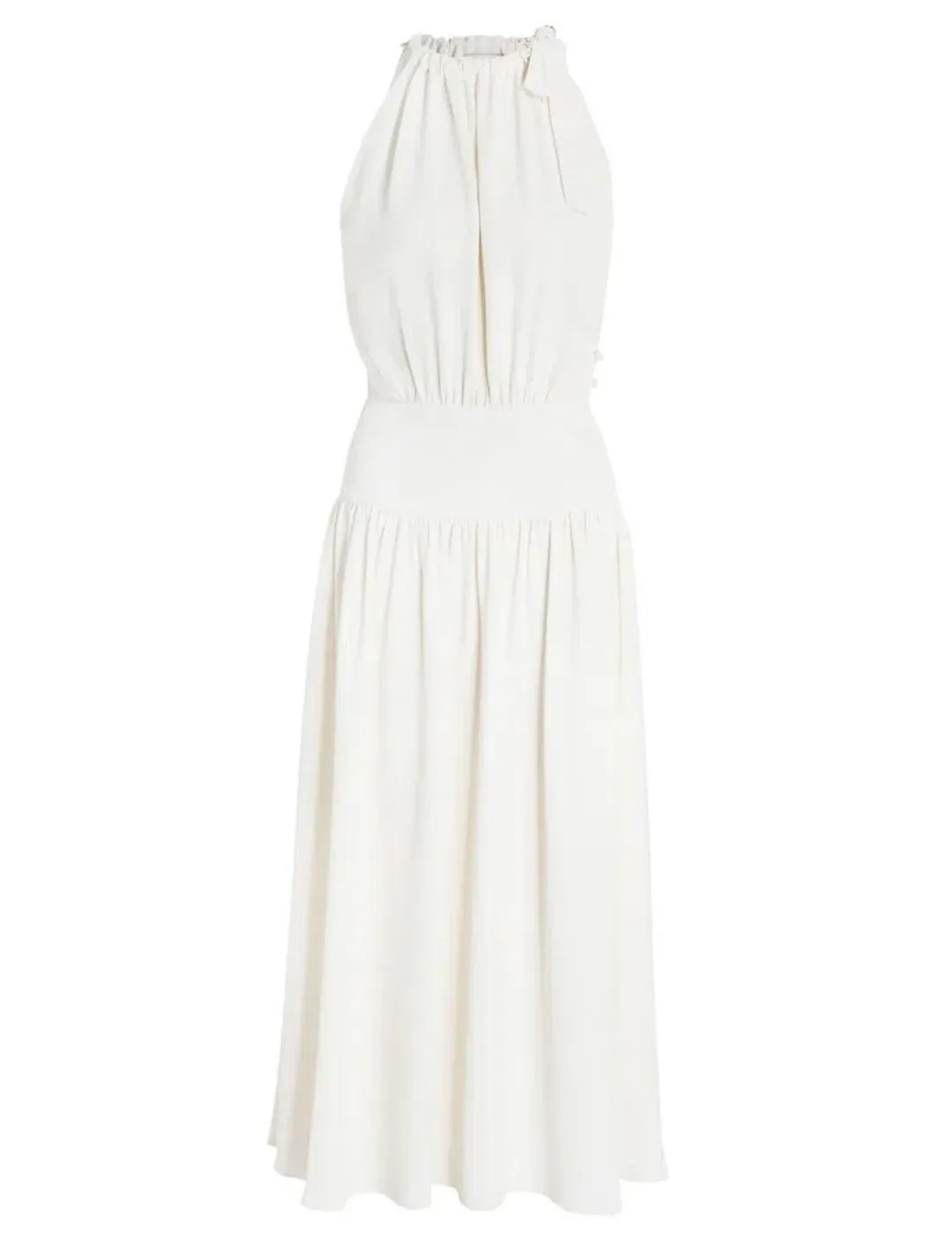 Zimmermann Halter Picnic Dress Cream Size 8  for rent on The Volte - main image