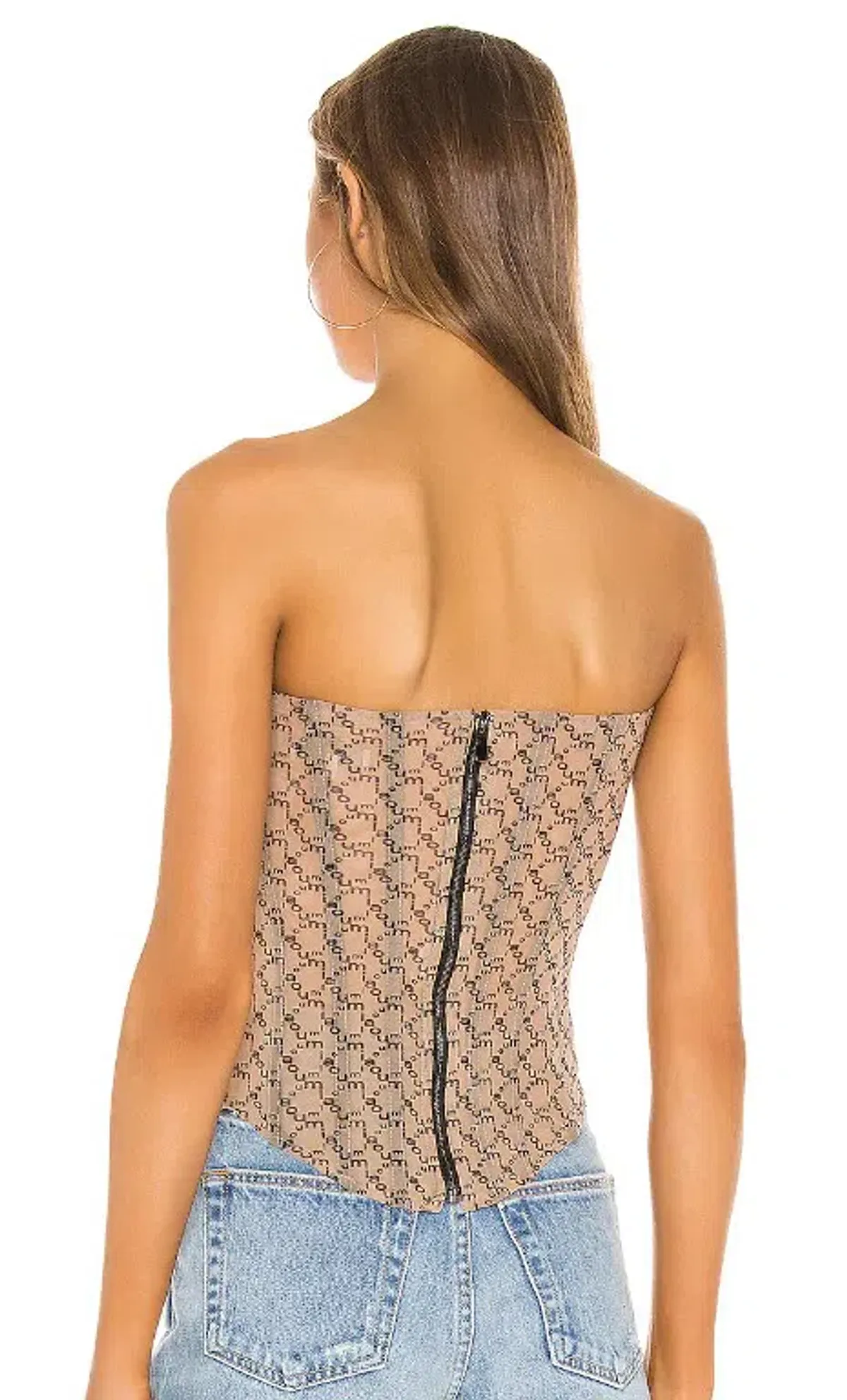 Miaou Peri Corset Nude Monogram Size 10 - Image 2