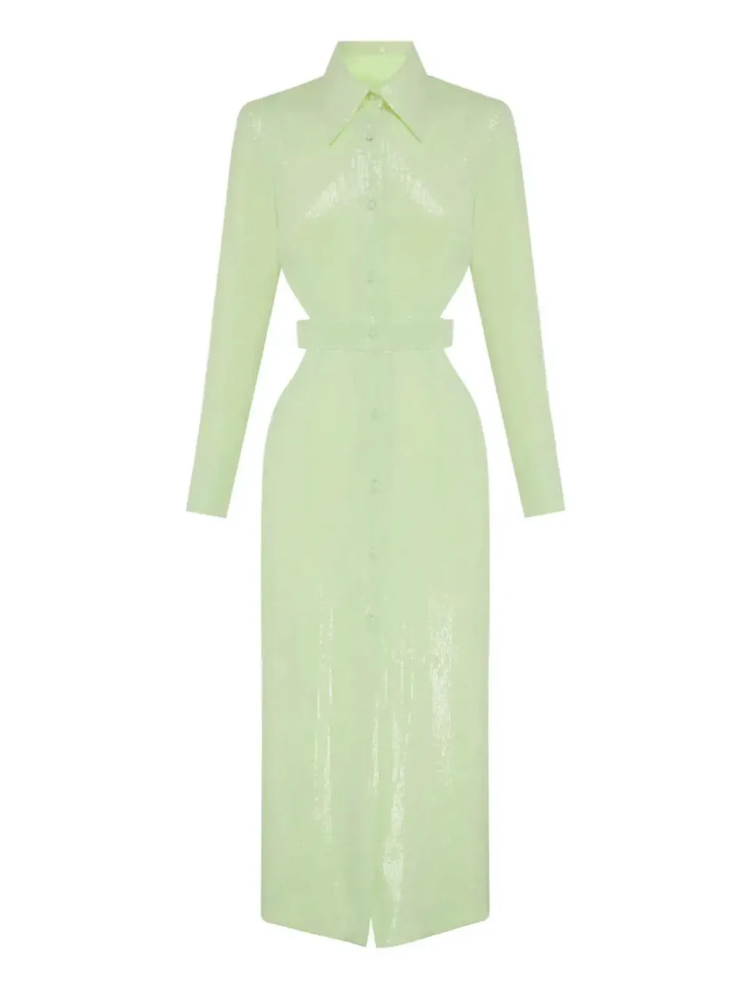 Alice McCall Night SkyMidi Trench Dress Green Size 12  for rent on The Volte - main image