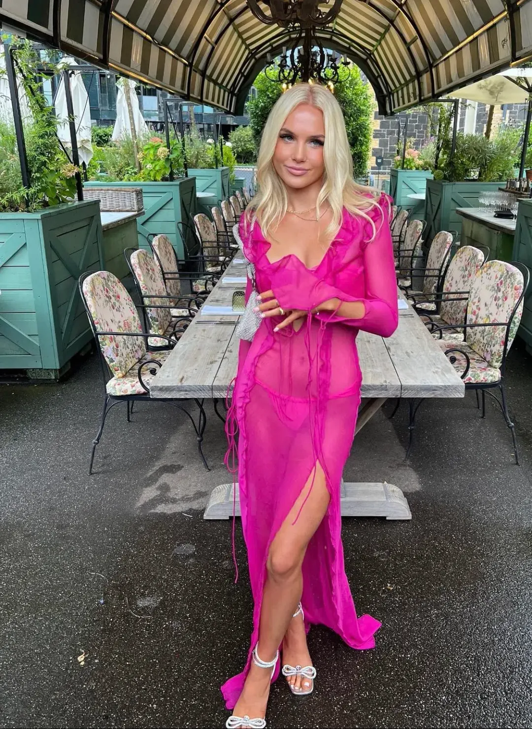 Rat & Boa Farretti Dress in Pink Size 6/XS for rent on The Volte - main image