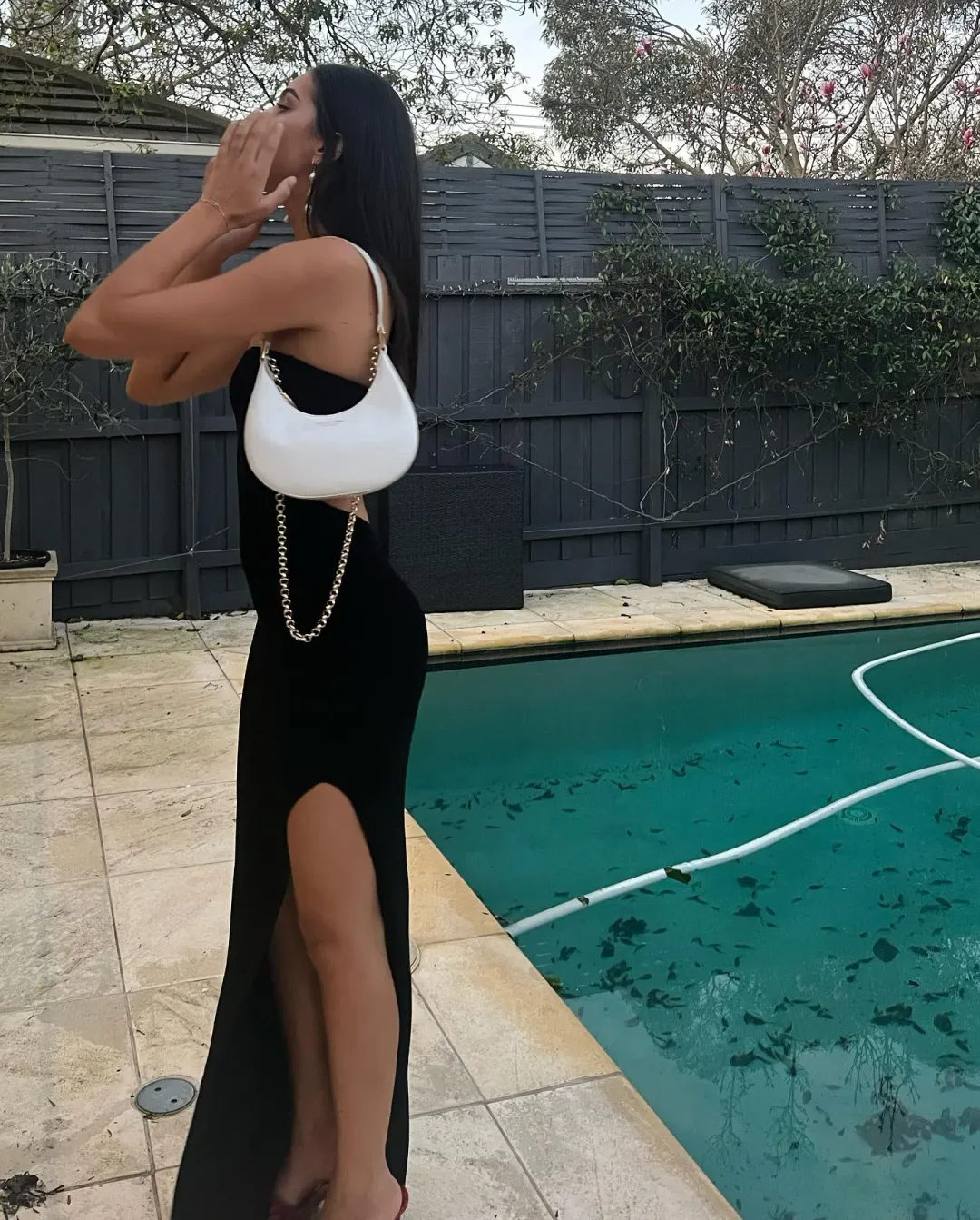 Aya Muse Alder Dress Black Size AU 6 for rent on The Volte - main image