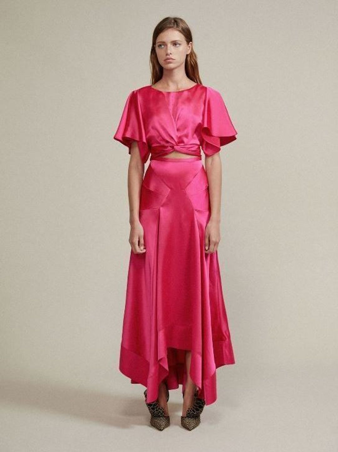 Acler Palmera Set Pink Size AU 10  for rent on The Volte - main image