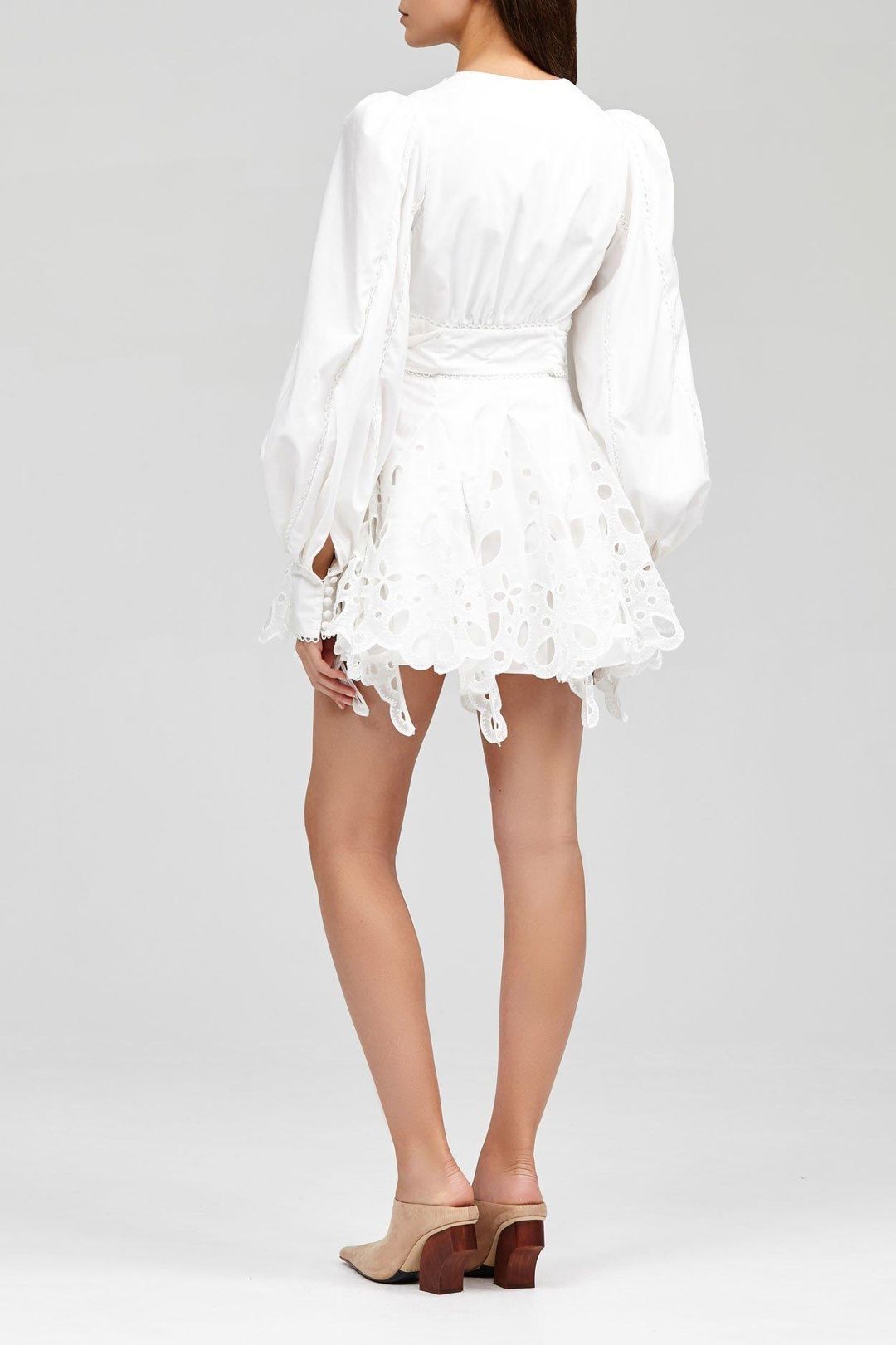 Acler Vicount Mini White Size 14 for rent on The Volte - main image