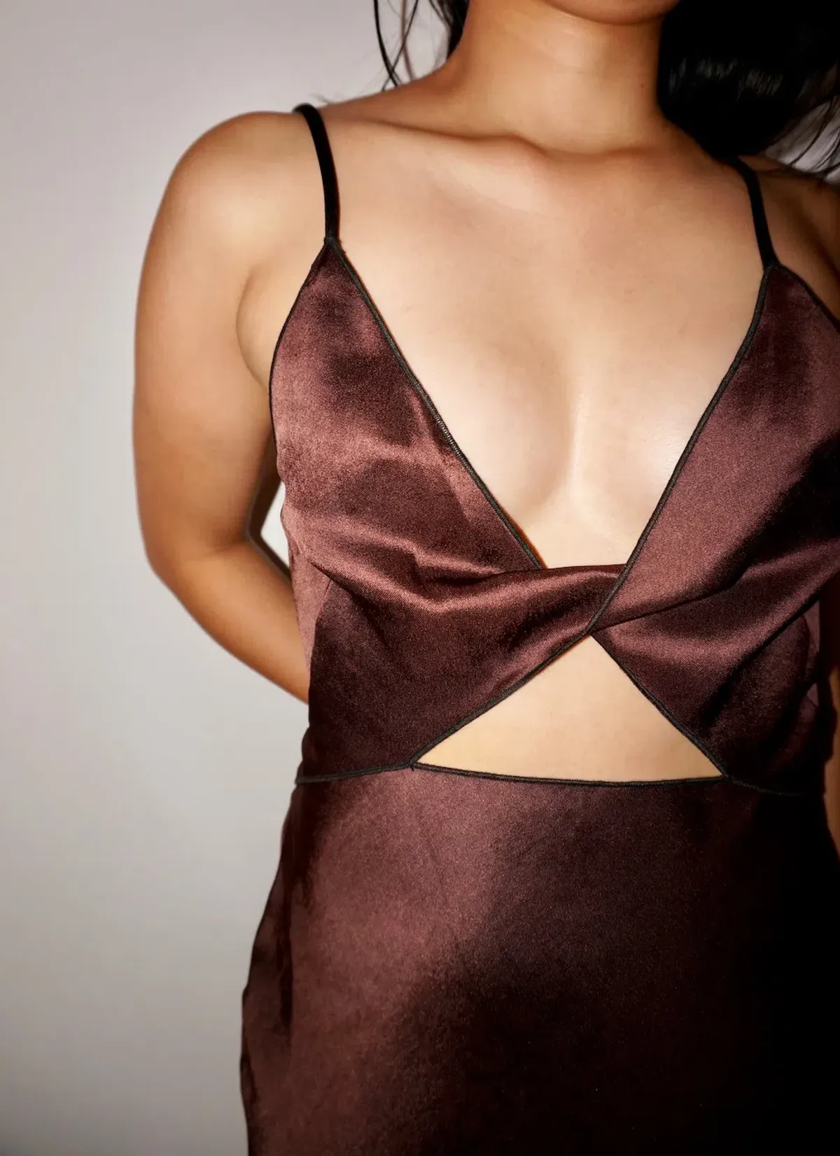 Bec & Bridge Hazel Maxi Dress Chocolate Size 8 - Image 5