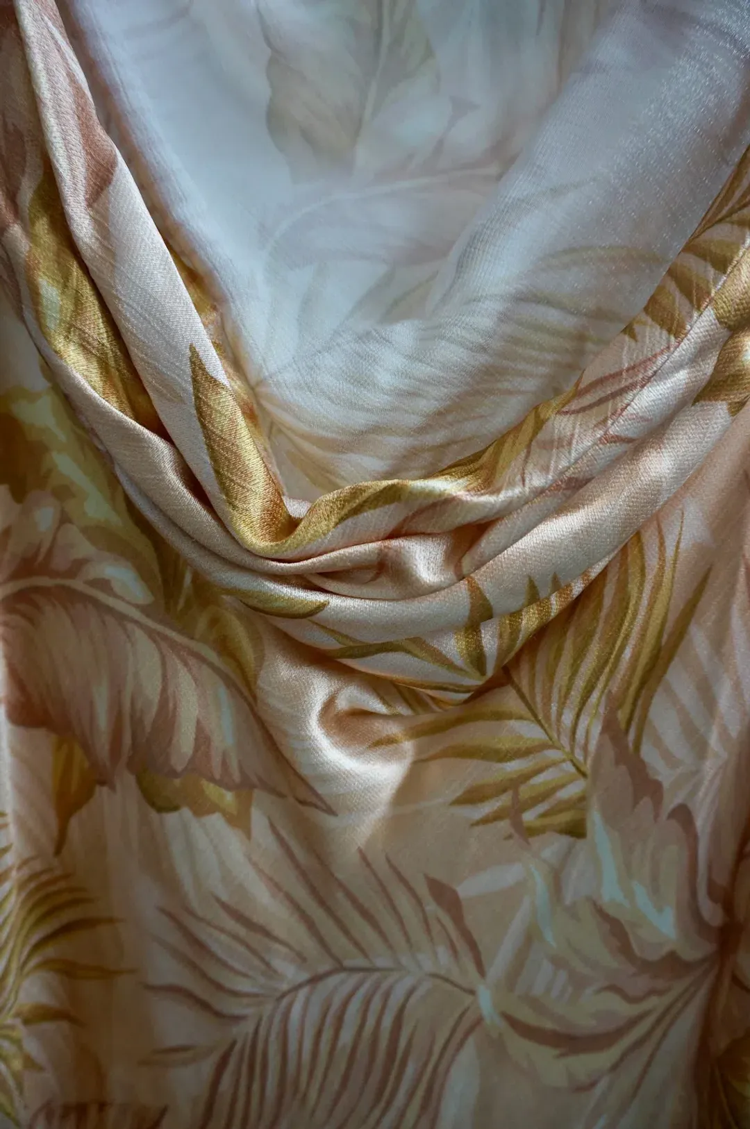 Bec and Bridge Dust Palms Strapless Maxi Dress Dust Palms Print Size 10 for rent on The Volte - main image