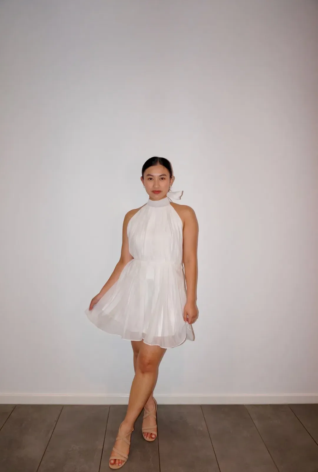 Calia Collection Rosalia Mini Dress White Size 8 for rent on The Volte - main image