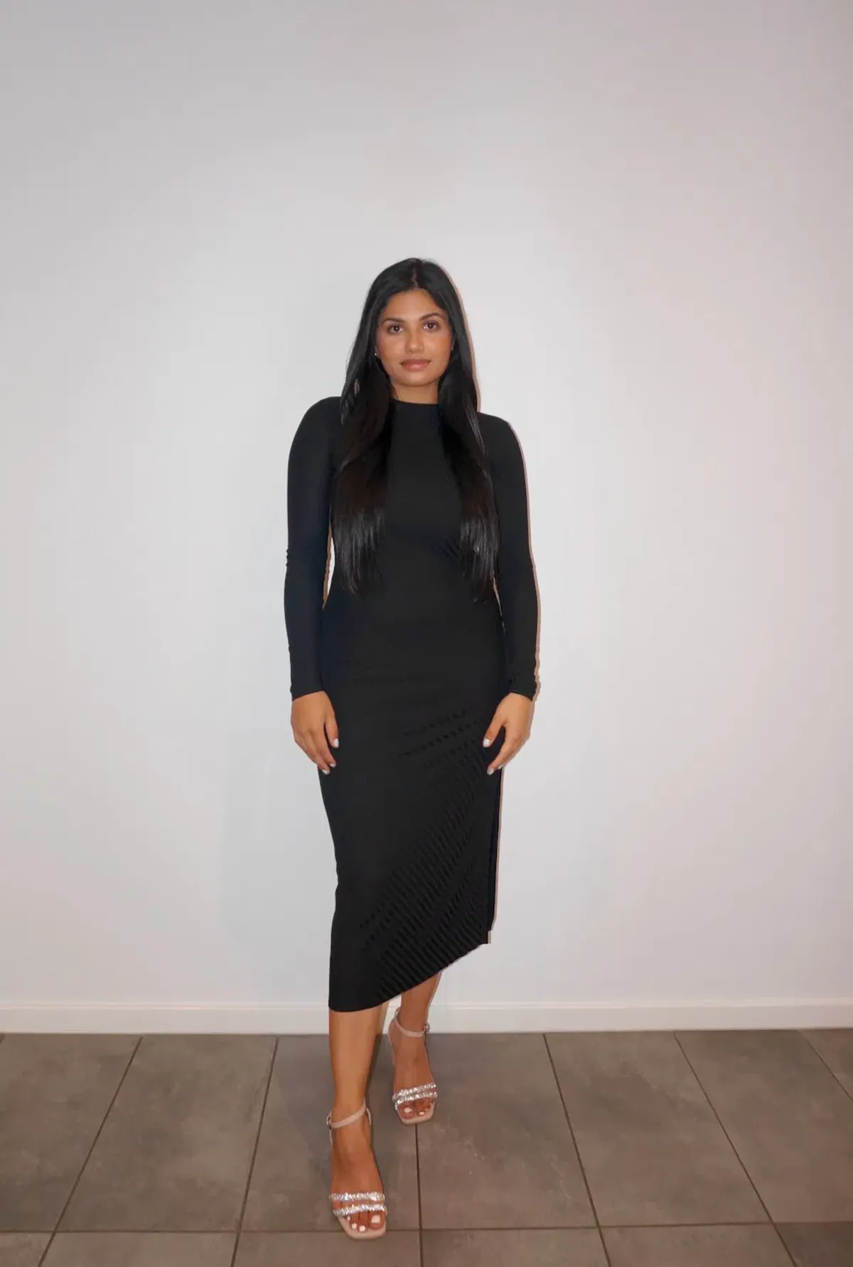 Lover Bobbie Open Back Dress Black Size 10 - Image 1