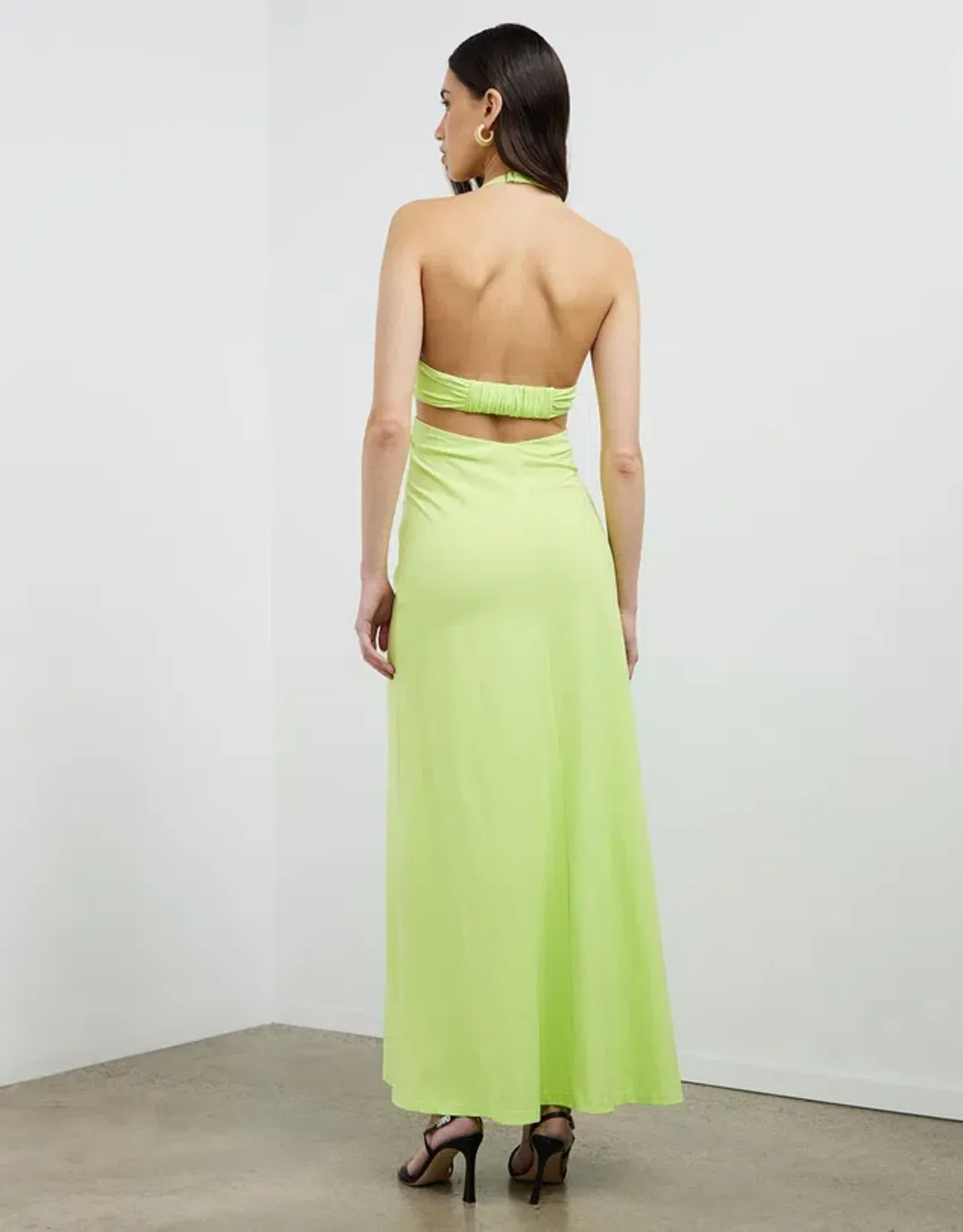 Camila and Marc Zandar Maxi Dress Apple Sorbet Size 6 for rent on The Volte - main image