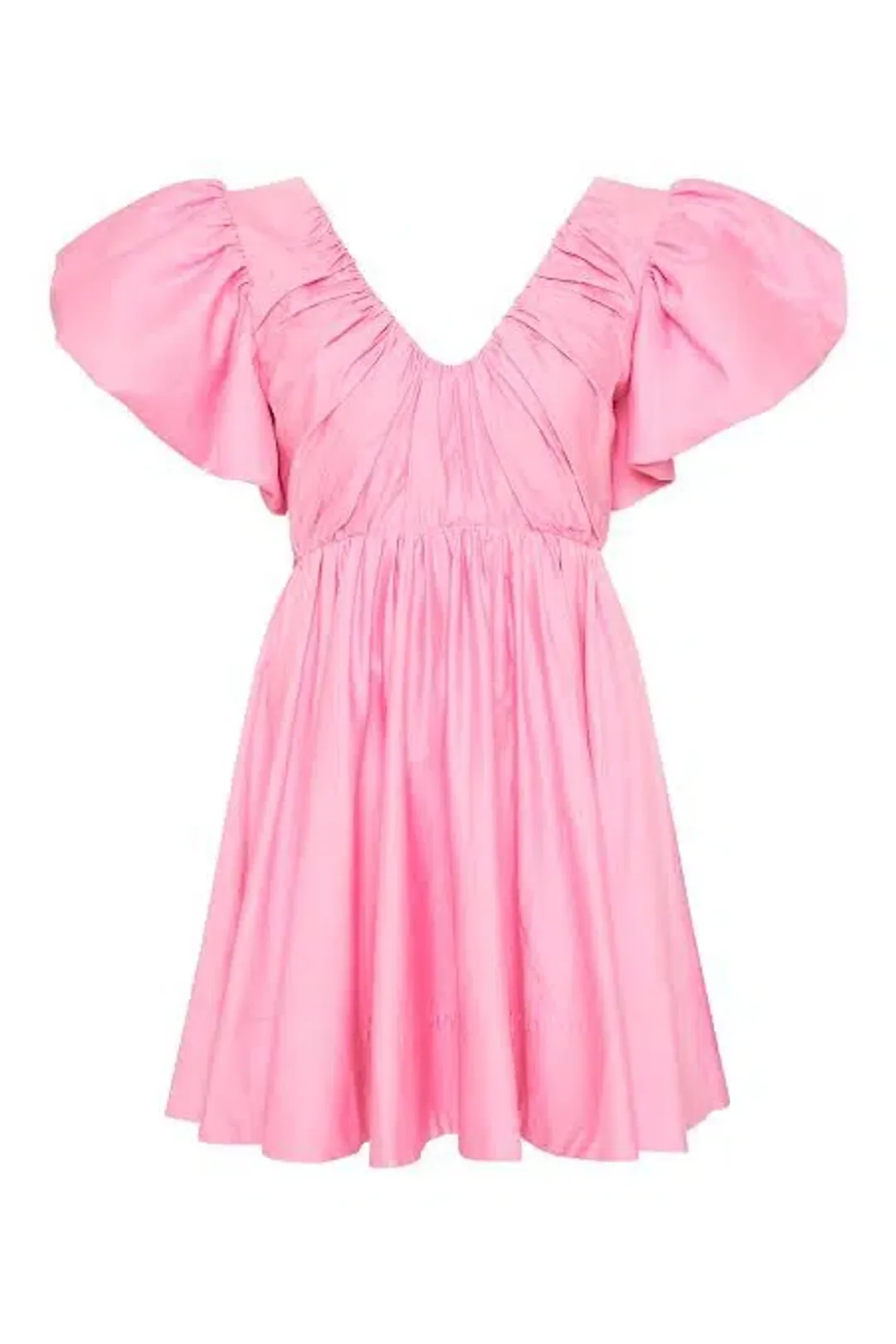 Aje Gretta Bow Back Mini Dress Ballet Pink Size AU 8 for rent on The Volte - main image