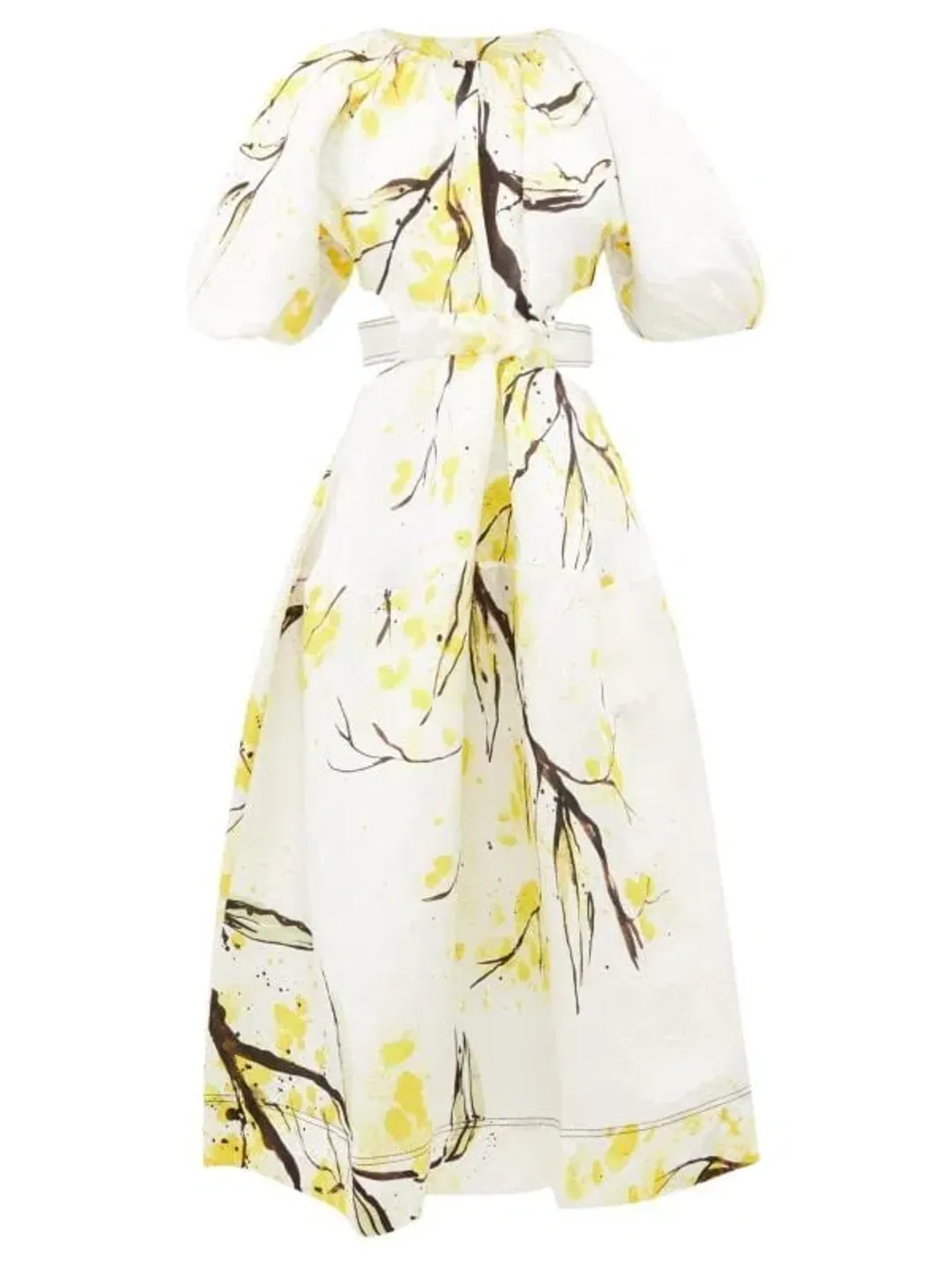 Aje Mimosa Dress White Size AU 6 for rent on The Volte - main image