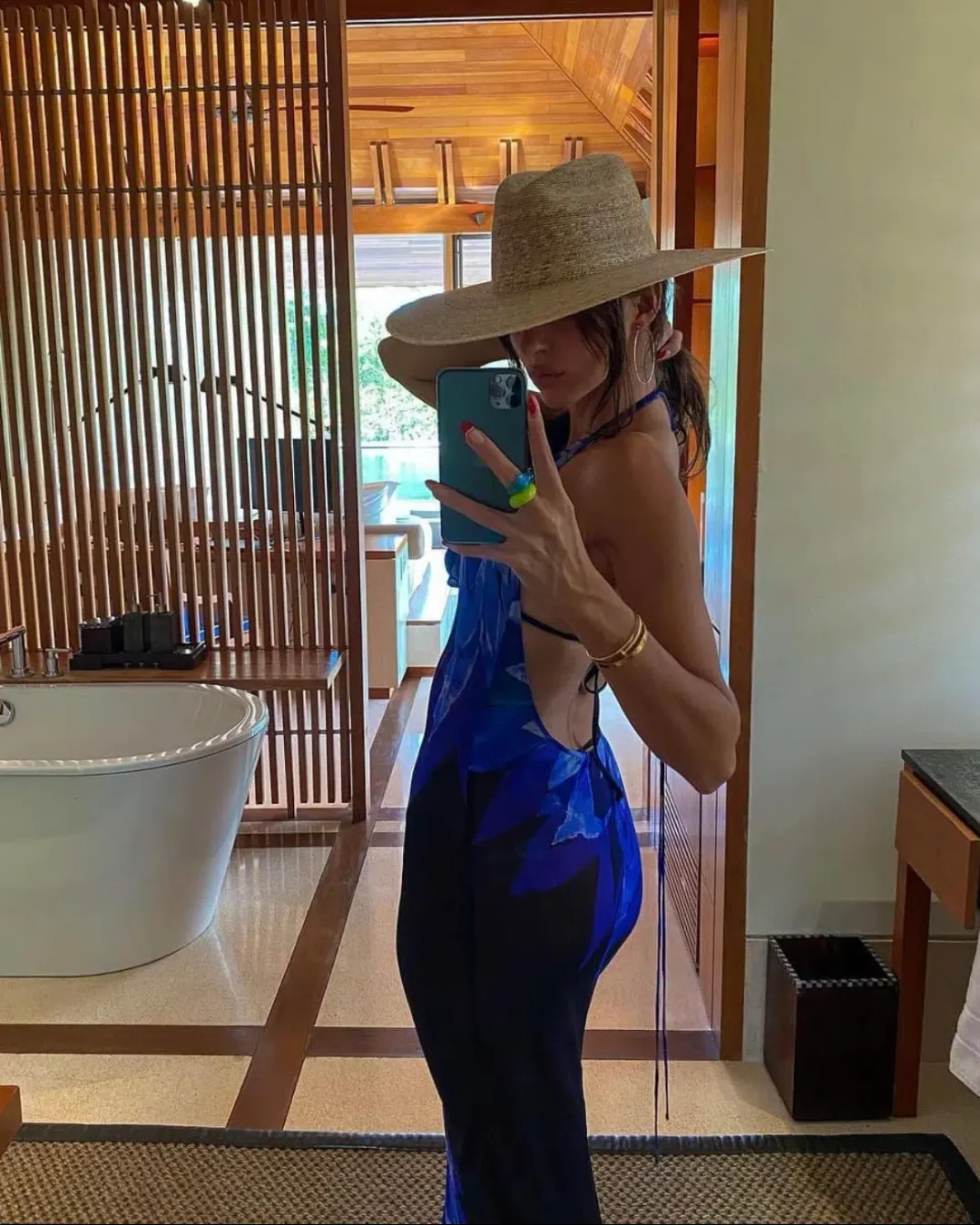 Rat & Boa Coralina Dress Blue Size XS / Au 6 for rent on The Volte - main image