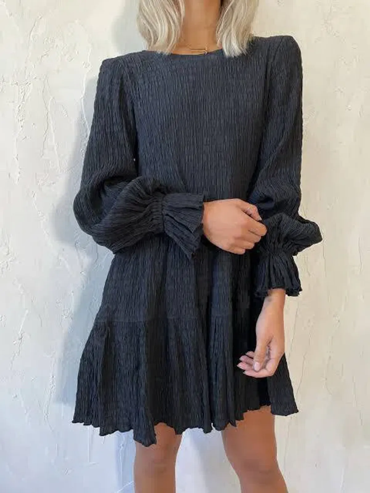 Sovere Asher Reversible Smock Dress Black Size AU 8  - Image 4