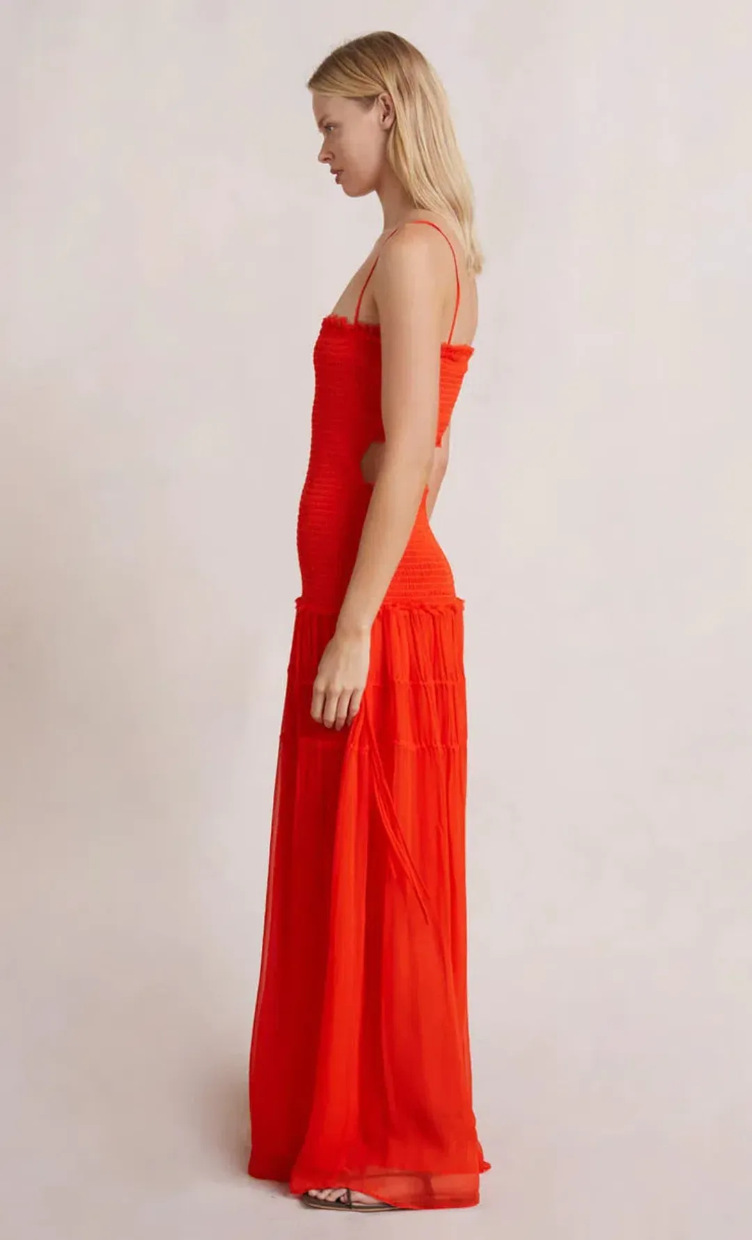 Bec & Bridge Charlotte Maxi Dress Red Size 10 for rent on The Volte - main image