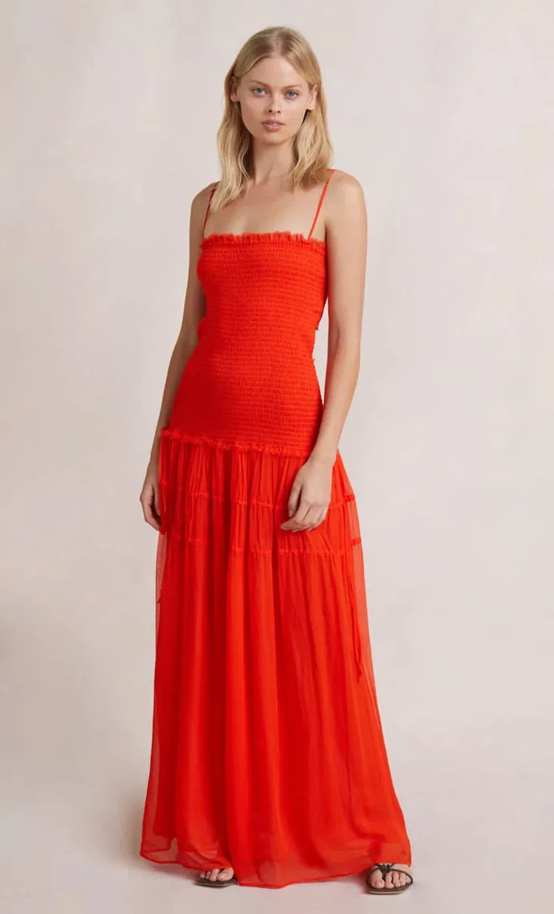 Bec & Bridge Charlotte Maxi Dress Red Size 10 for rent on The Volte - main image