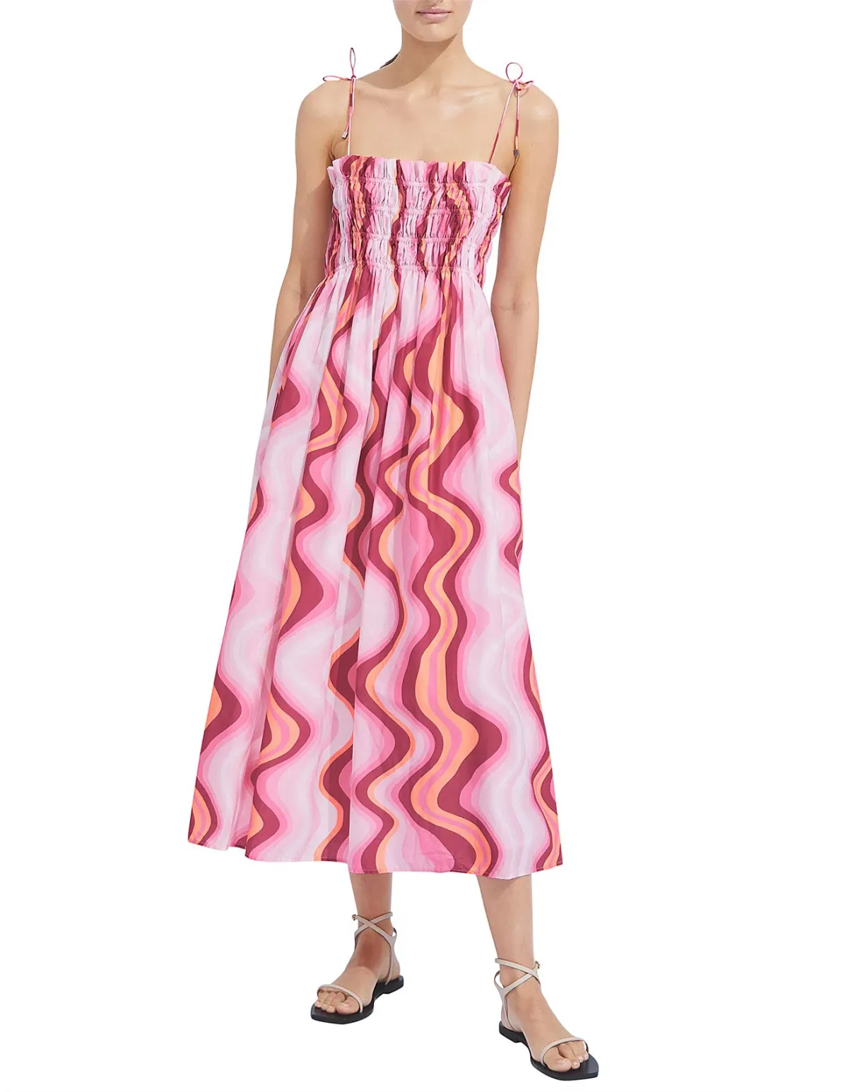 Steele Mirabella Dress Print Size M/Au 10 - Image 1