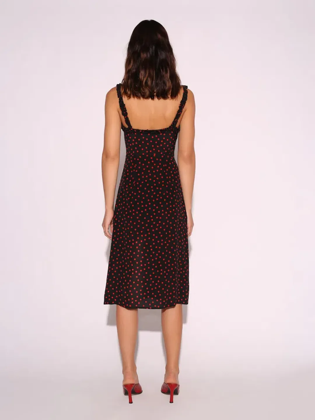 Realisation Par The Juliet Midi Dress in Italia Spot Size M / Au 10 for rent on The Volte - main image