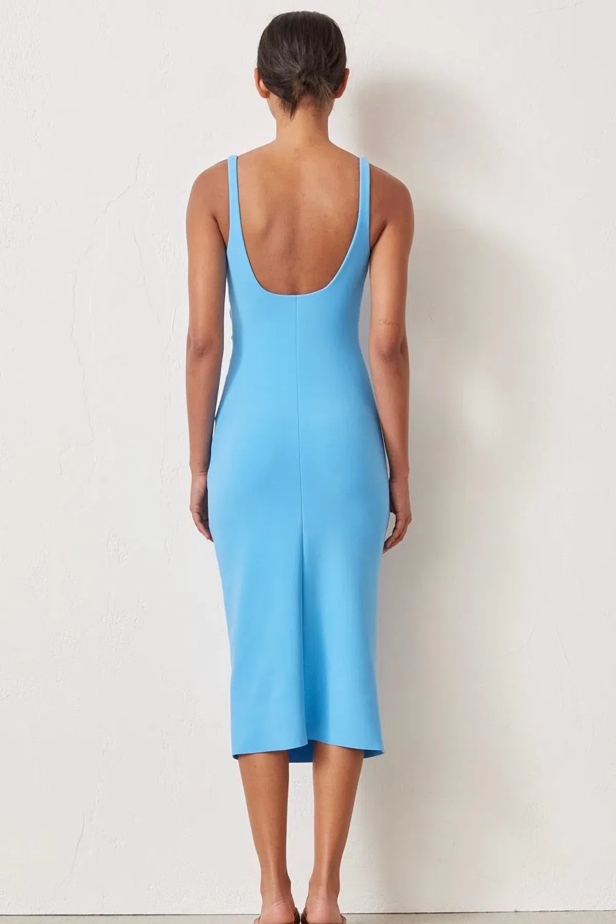 Bec & Bridge Paloma Midi Dress Blue Size 6 - Image 3