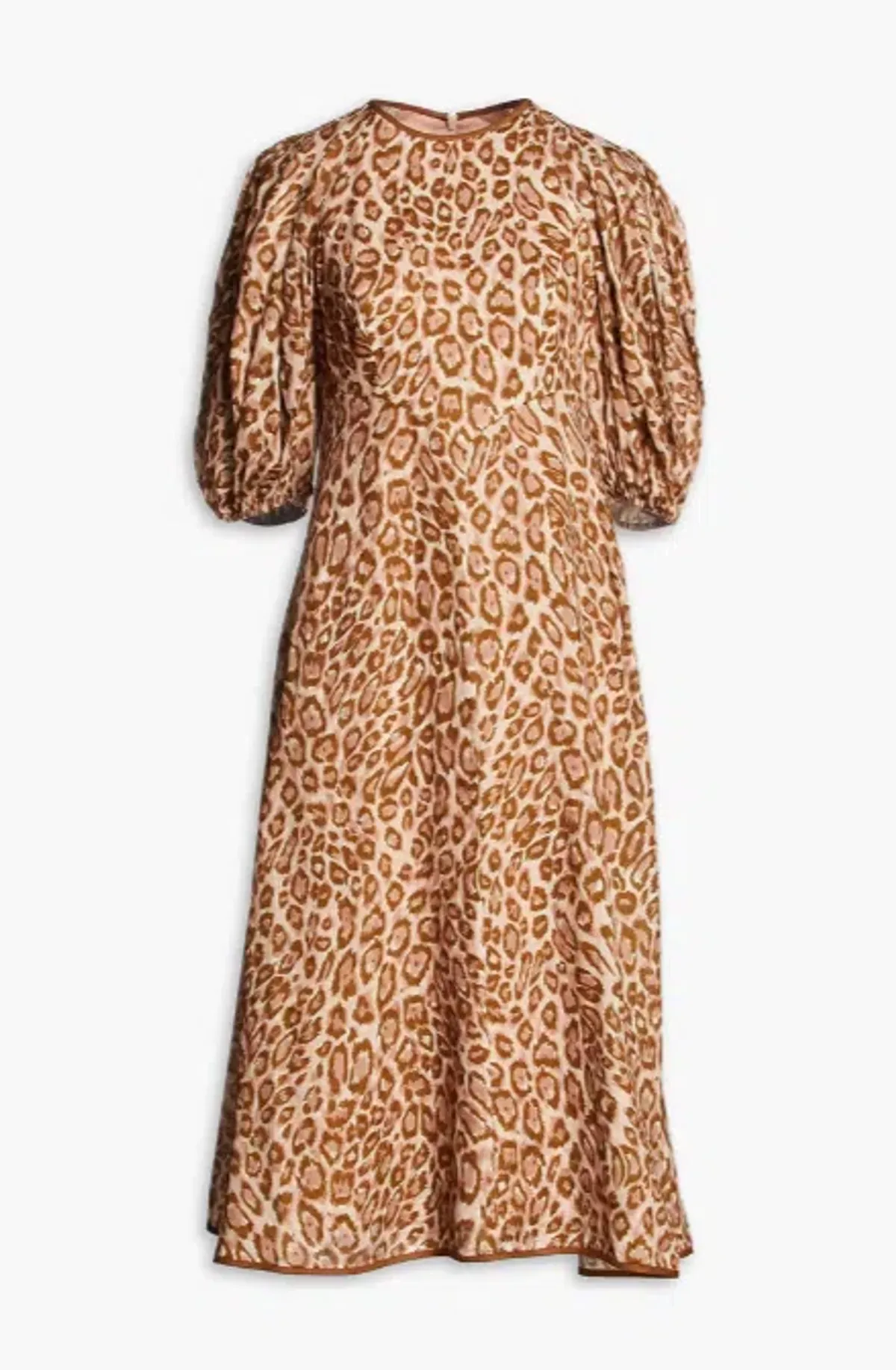 Zimmermann Concert Day Midi Dress Leopard Print Size 1 / Au 10 - Image 3