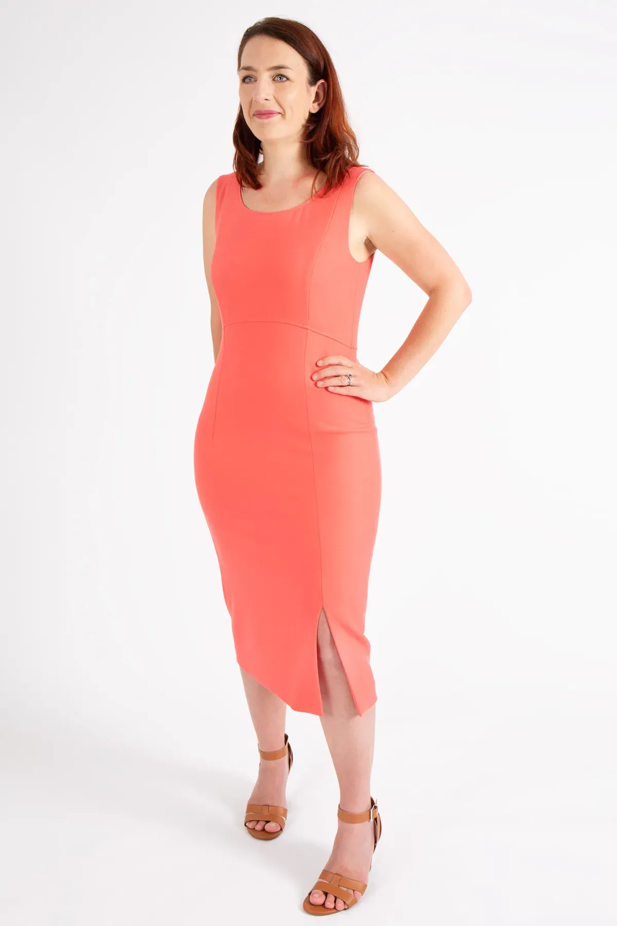 Hugo Boss Sleeveless Dress Bright Pink Size 10 - Image 1