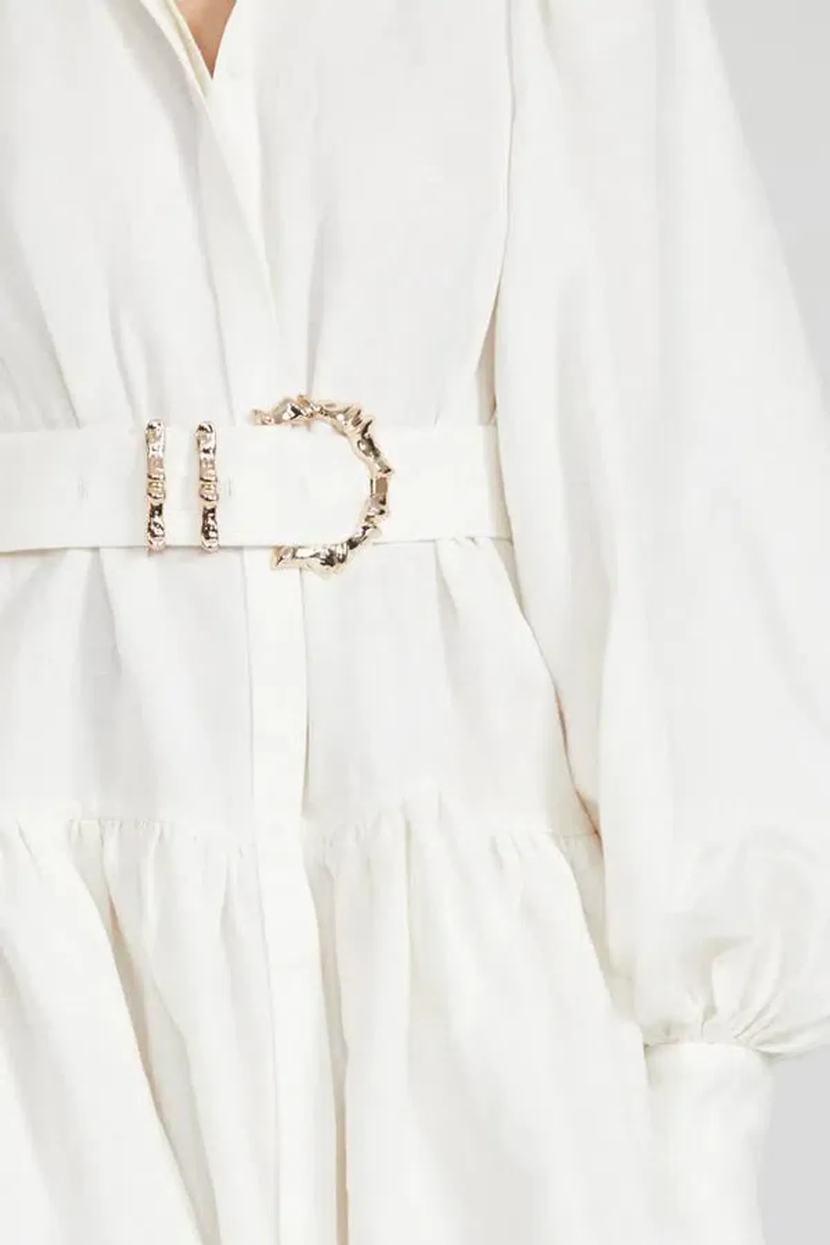 Acler Sherwood Mini Dress Ivory Size 14 - Image 5