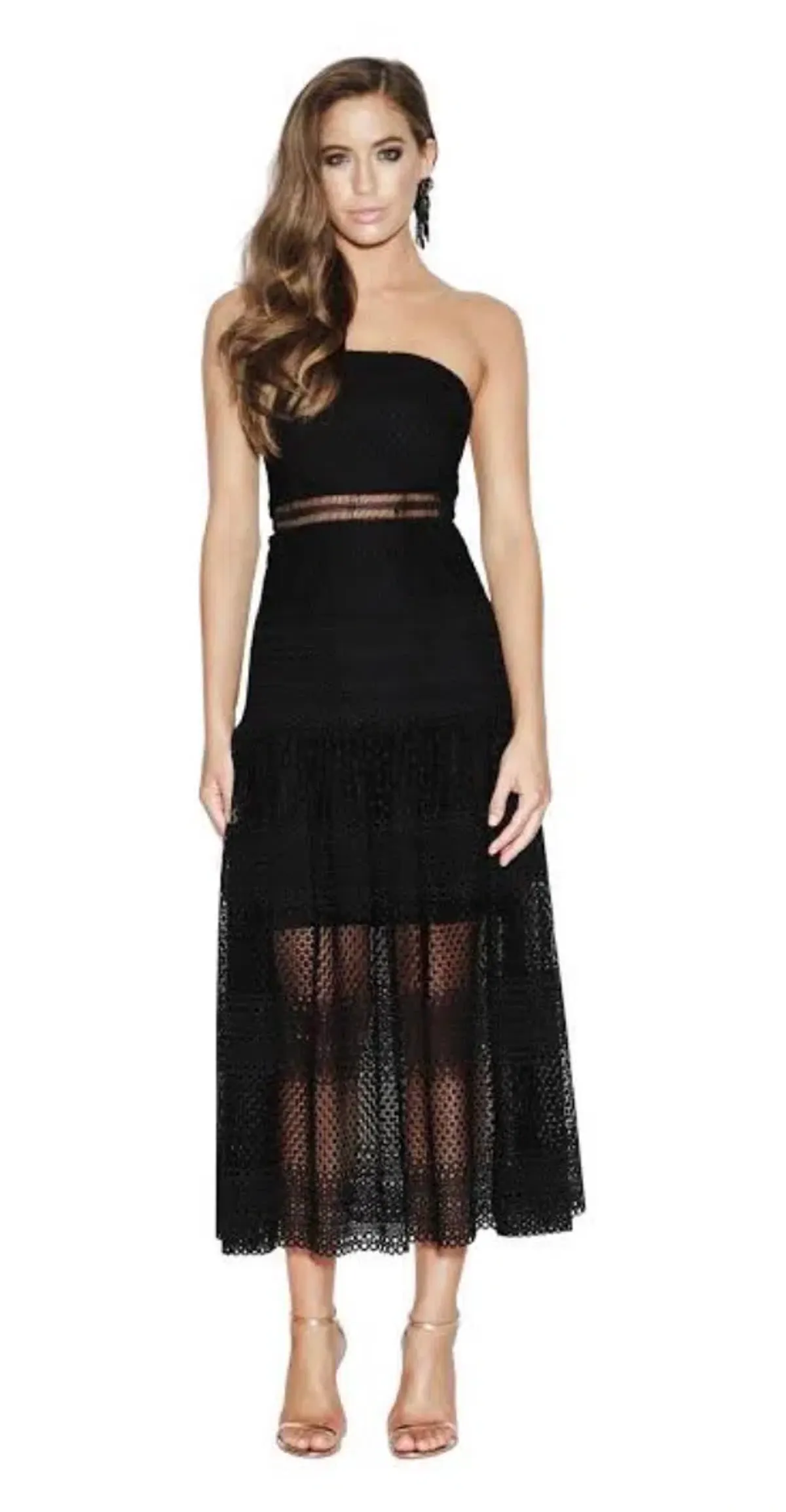 Grace & Hart Show Me Up Midi Black Size AU 8 - Image 1