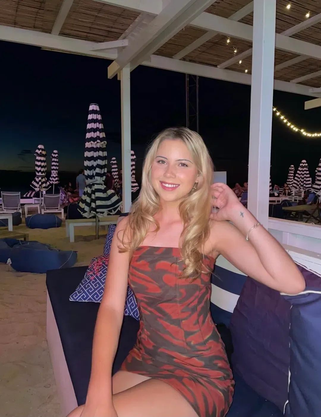 With Jean Chloe Corset Dress NYX Size 8 for rent on The Volte - main image