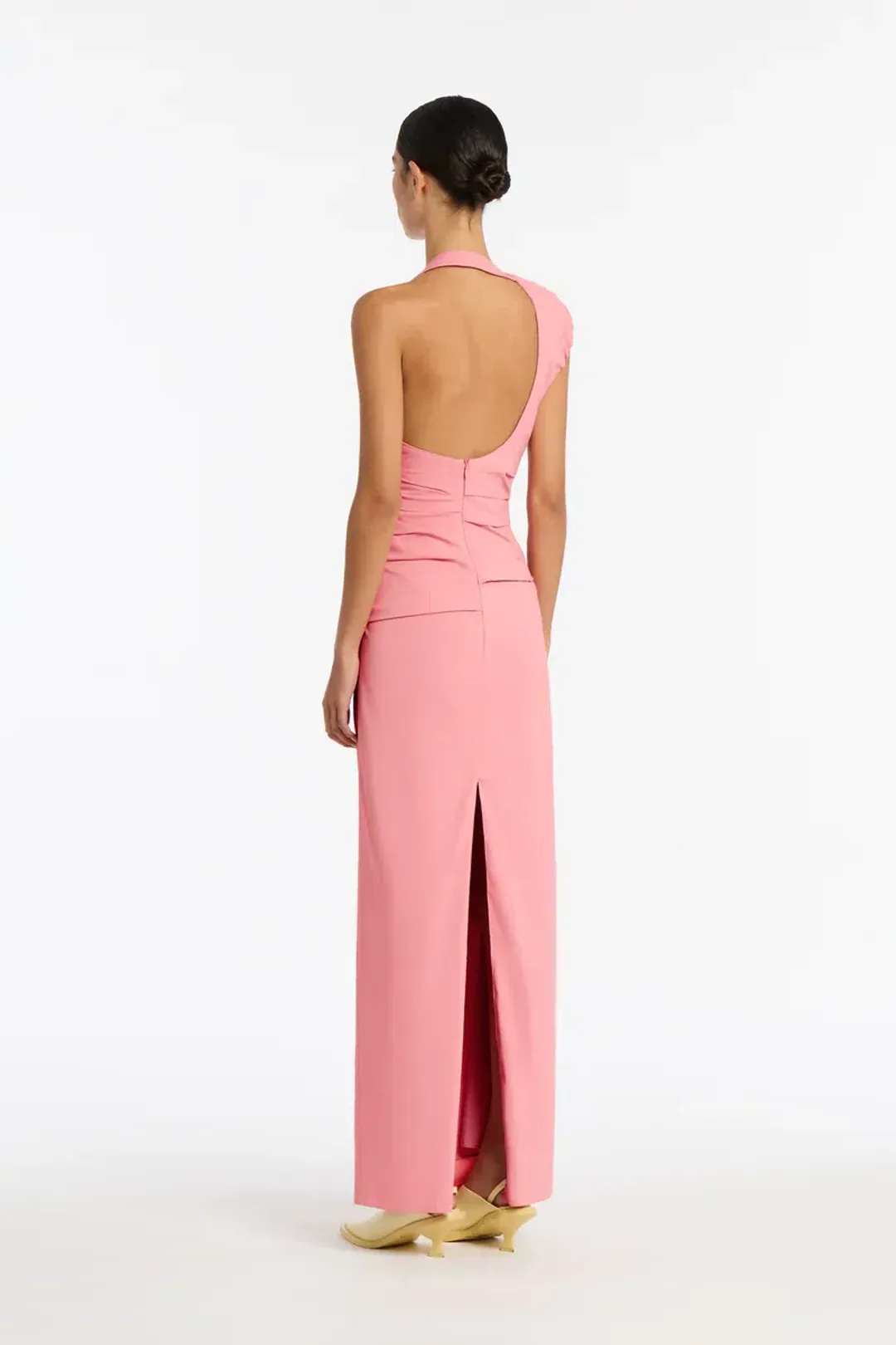 Sir the Label Giacomo Gathered Gown Pink Size 1/Au 8  for rent on The Volte - main image