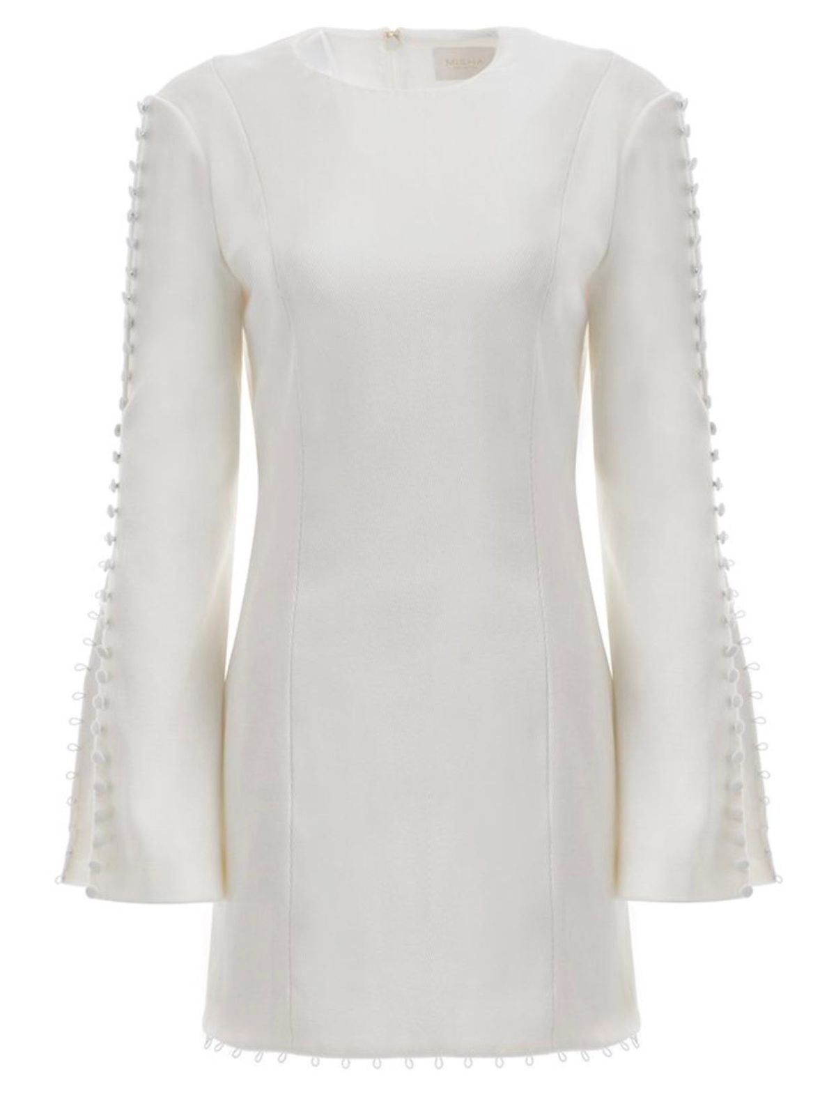 Misha Analiese Mini Dress White Size 8 - Image 4
