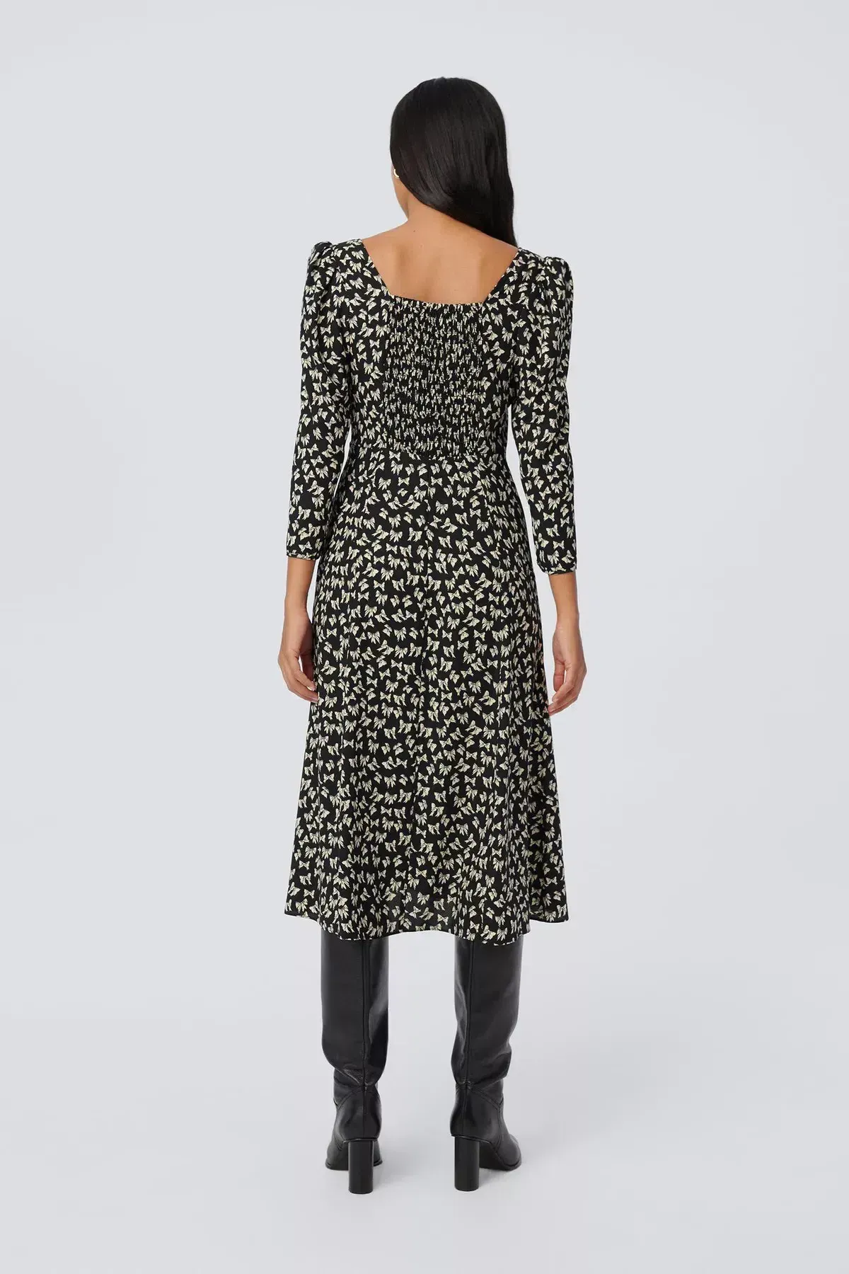 Diane Von Furstenberg Joanna Dress Black Size AU 12 - Image 2