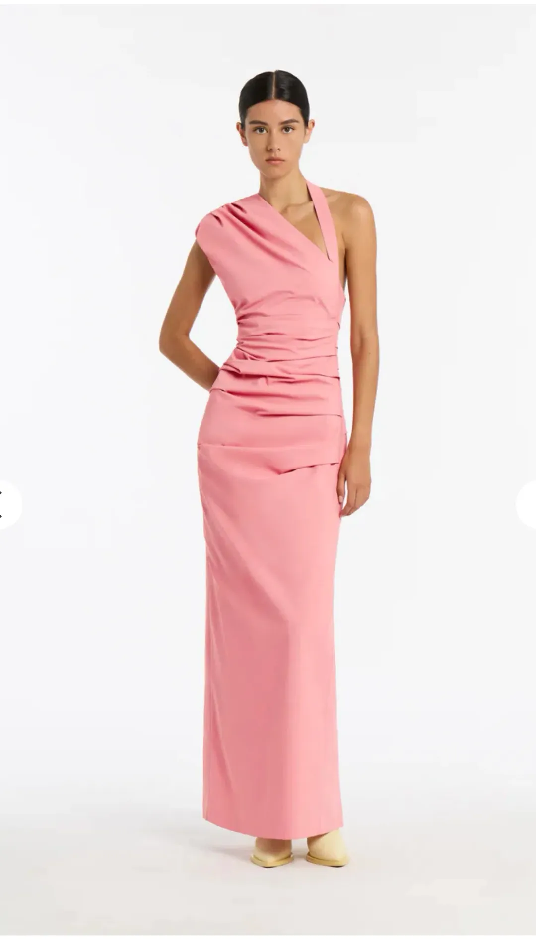 Sir The Label Giacomo Gathered Gown Pink Size AU 8 for rent on The Volte - main image
