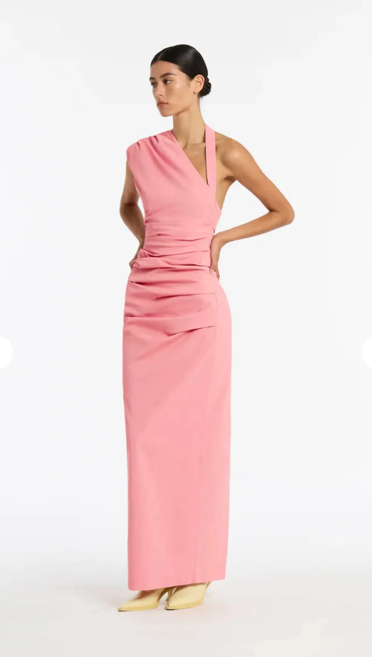 Sir The Label Giacomo Gathered Gown Pink Size AU 8 - Image 1