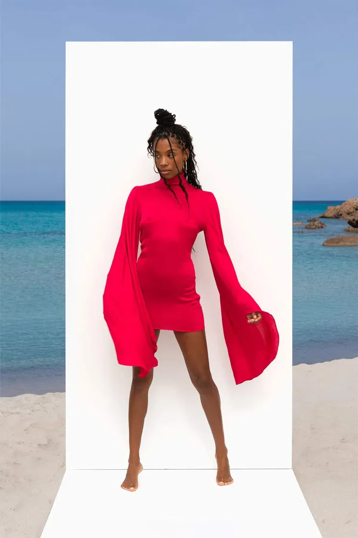 Rat & Boa Farrah Dress Pink Size AU 6 - Image 1