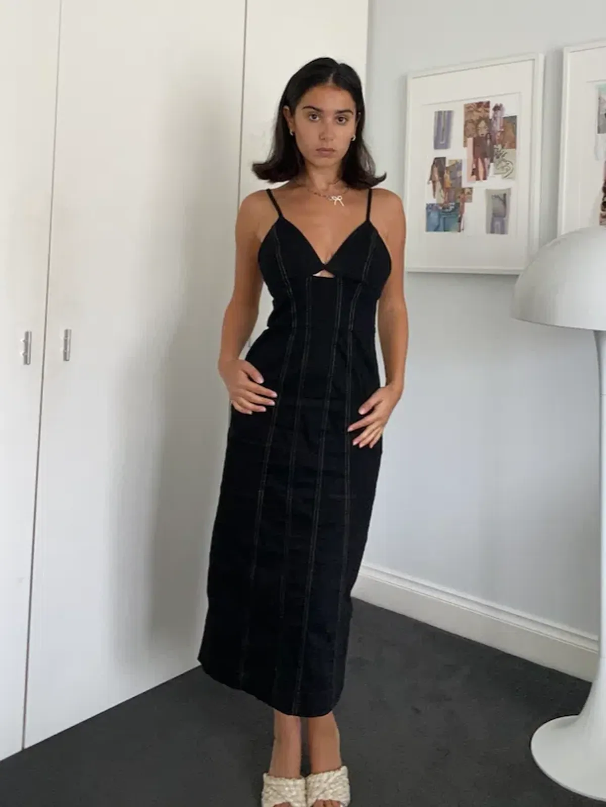 Viktoria And Woods Denim Dress Black Size AU 8 - Image 3