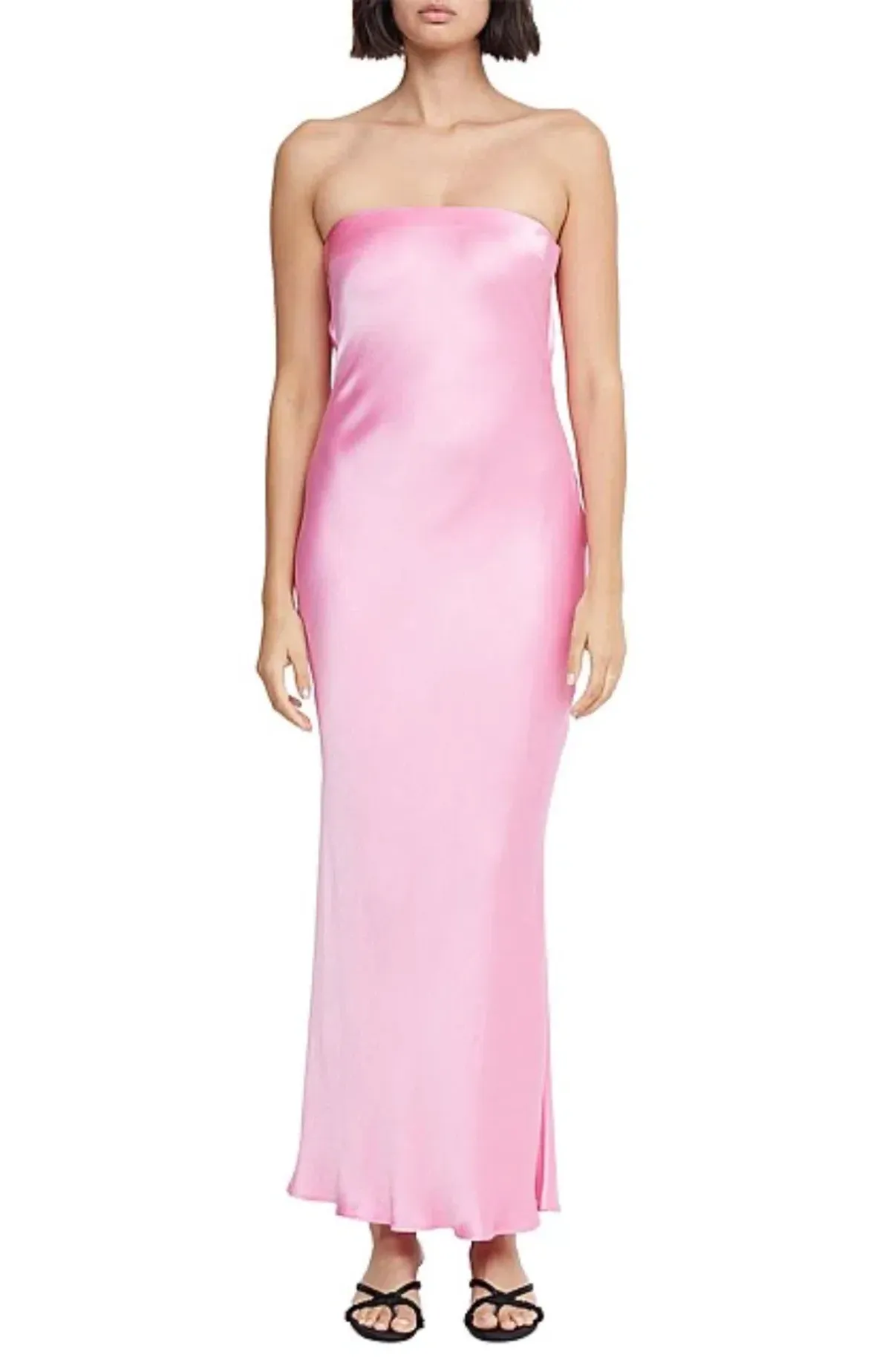 Bec & Bridge Moon Dance Strapless Dress Pink Size AU 8 - Image 1