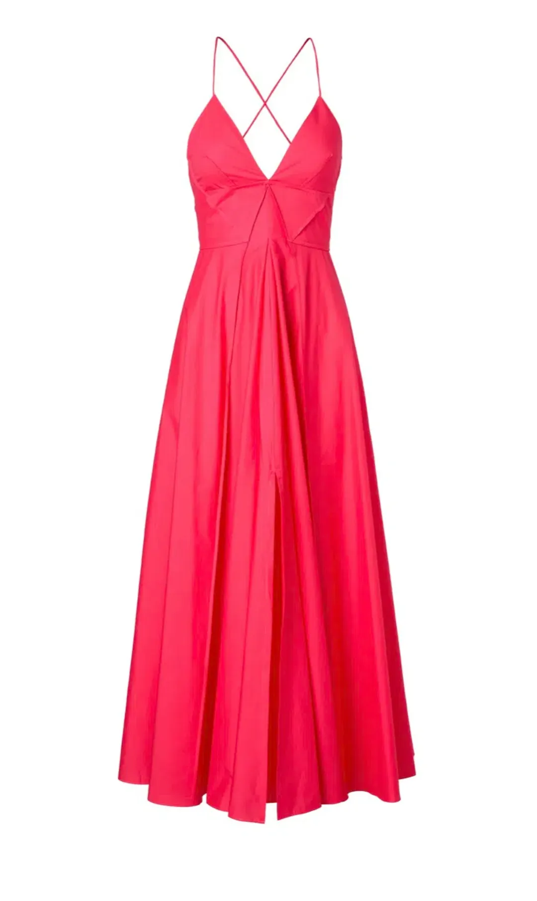 Scanlan Theodore Parachute Cotton Strappy Dress Maxi Fuschia Size AU 6 for rent on The Volte - main image
