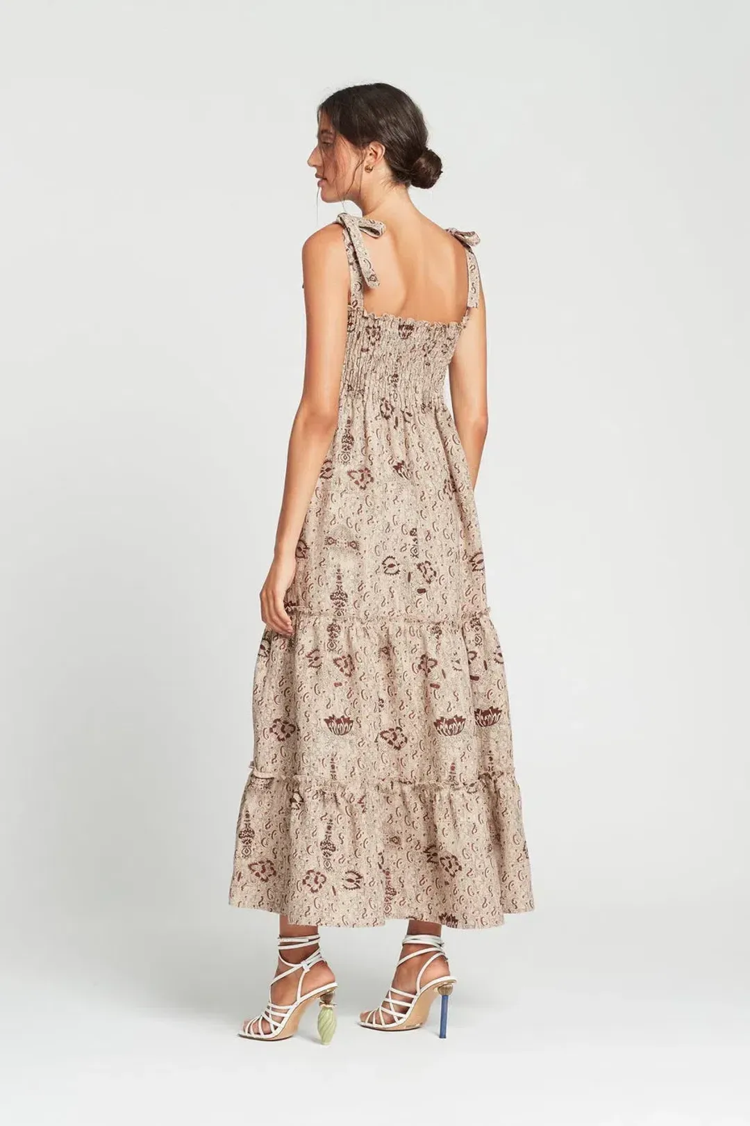 Sir The Label Stella Tiered Maxi Dress Print Size 1 / Au 8 for rent on The Volte - main image