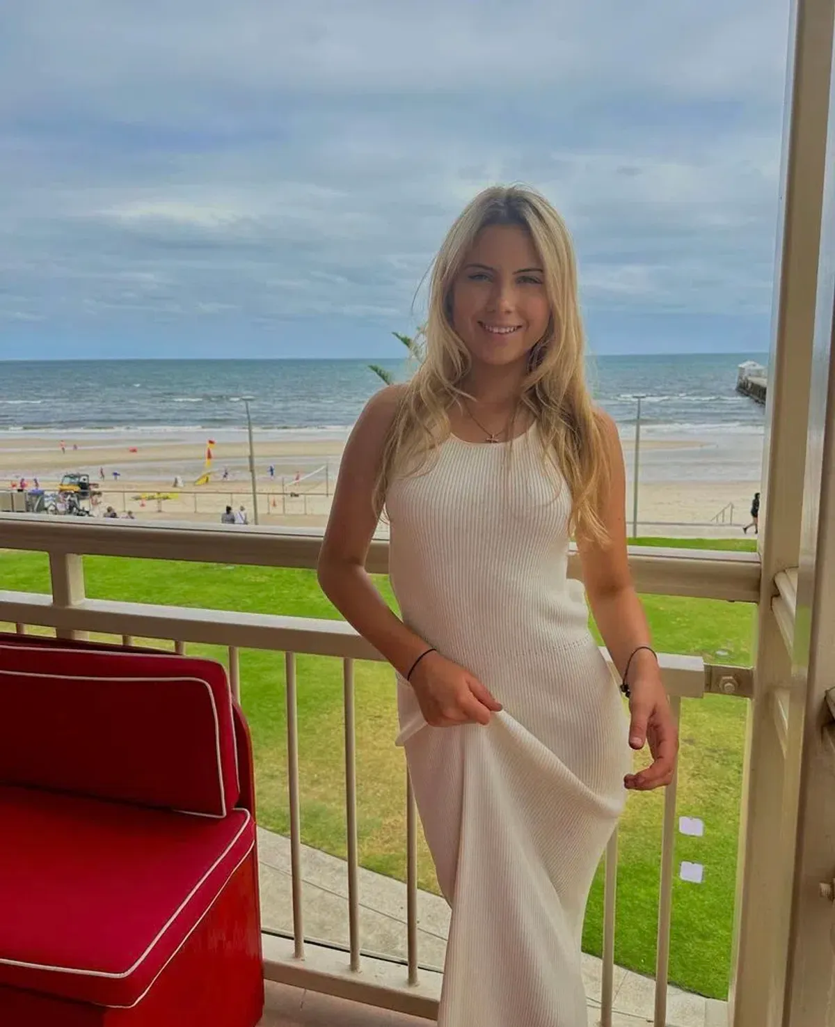 Sir The Label Marcelle Open Back White Size AU 8 - Image 3