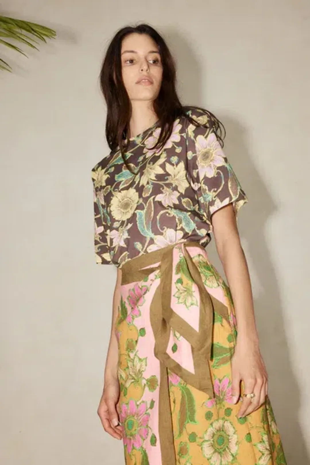 Alemais Winnie Wrap Sarong Skirt Floral Size S / Au 8 for rent on The Volte - main image