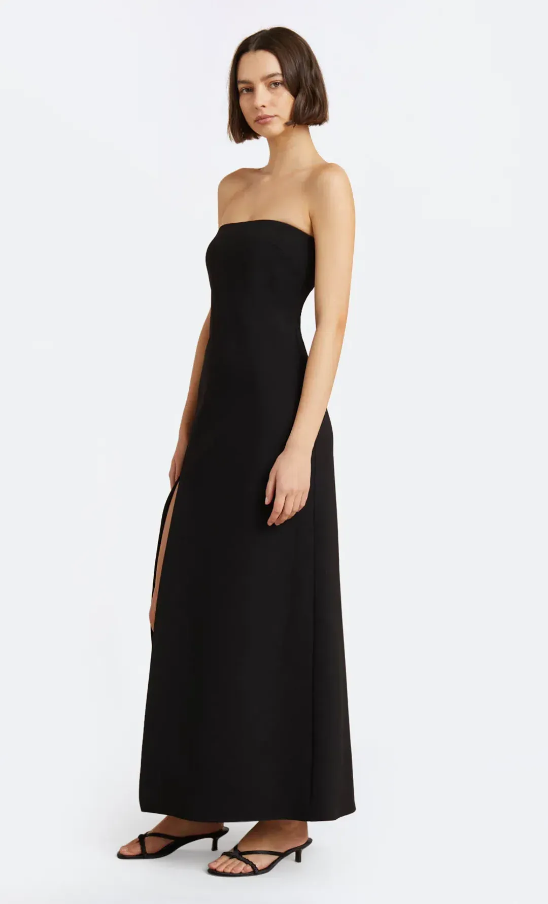 Bec & Bridge Ryan Strapless Dress Black Size 6 for rent on The Volte - main image