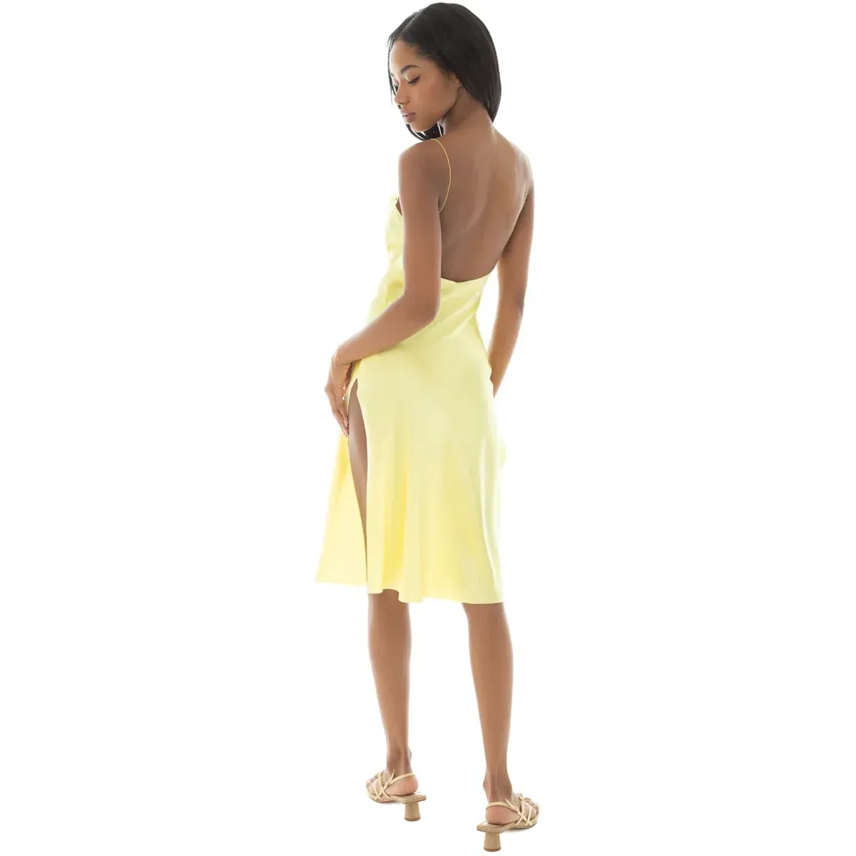 Are You Am I Nique Dress Yellow Size AU 6 - Image 3