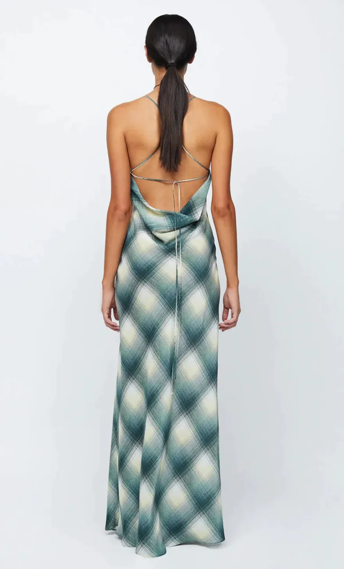Bec & Bridge Edie Split Maxi Dress Green Size AU 8  - Image 2