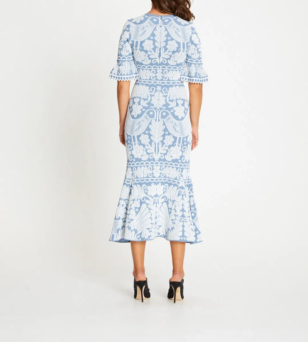 Alice McCall La Javanaise Midi Dress Blue Size 10 for rent on The Volte - main image