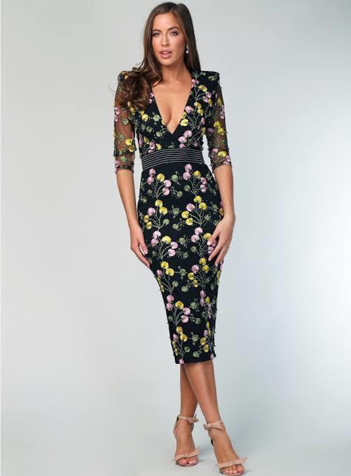 Zhivago A Young Rajah Dress Print Size 10 - Image 1