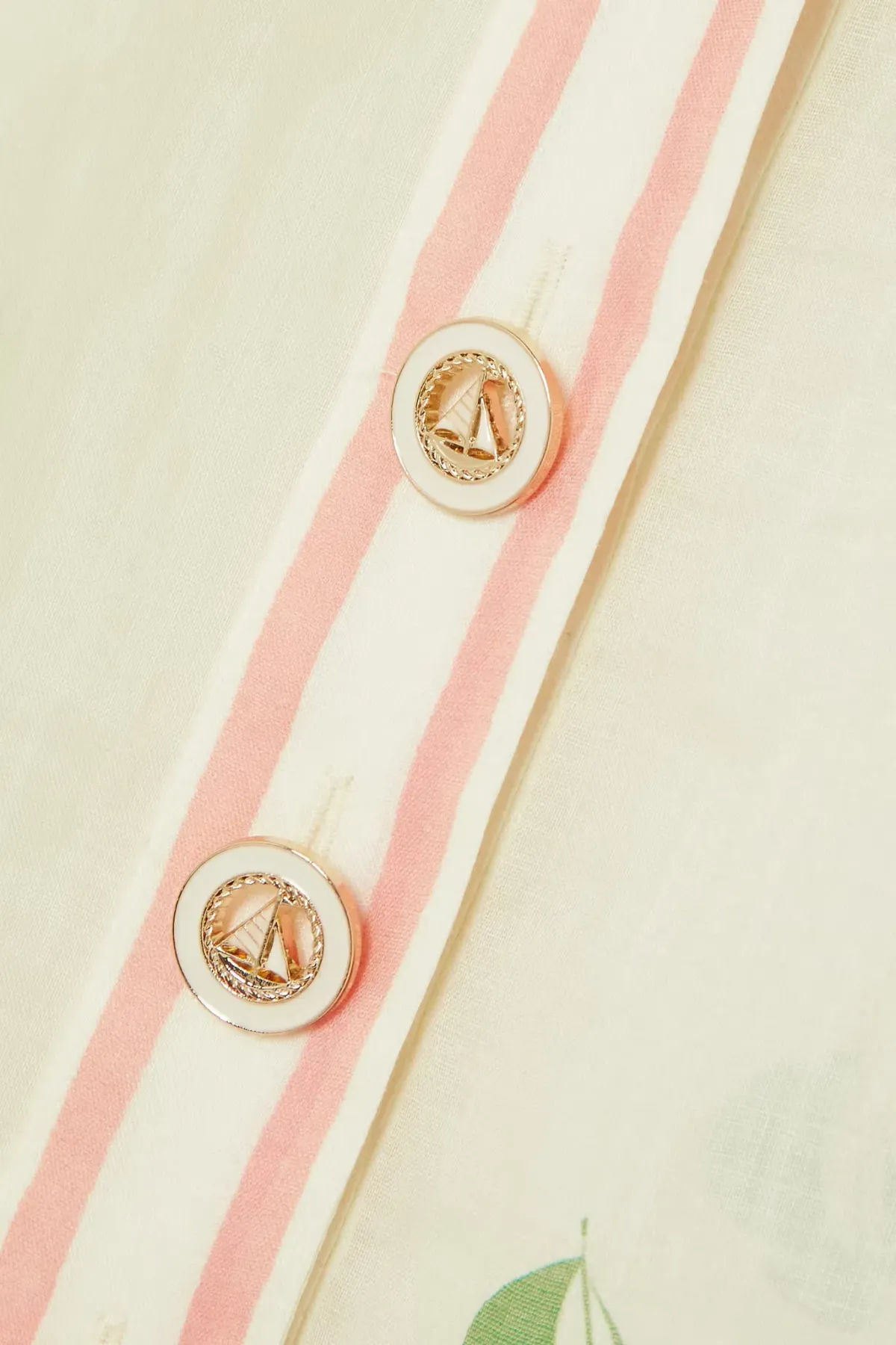 Zimmermann High Tide Sailboats Shirt Size 0 and Shorts Size 1 Set in Green Sailboats - Image 8