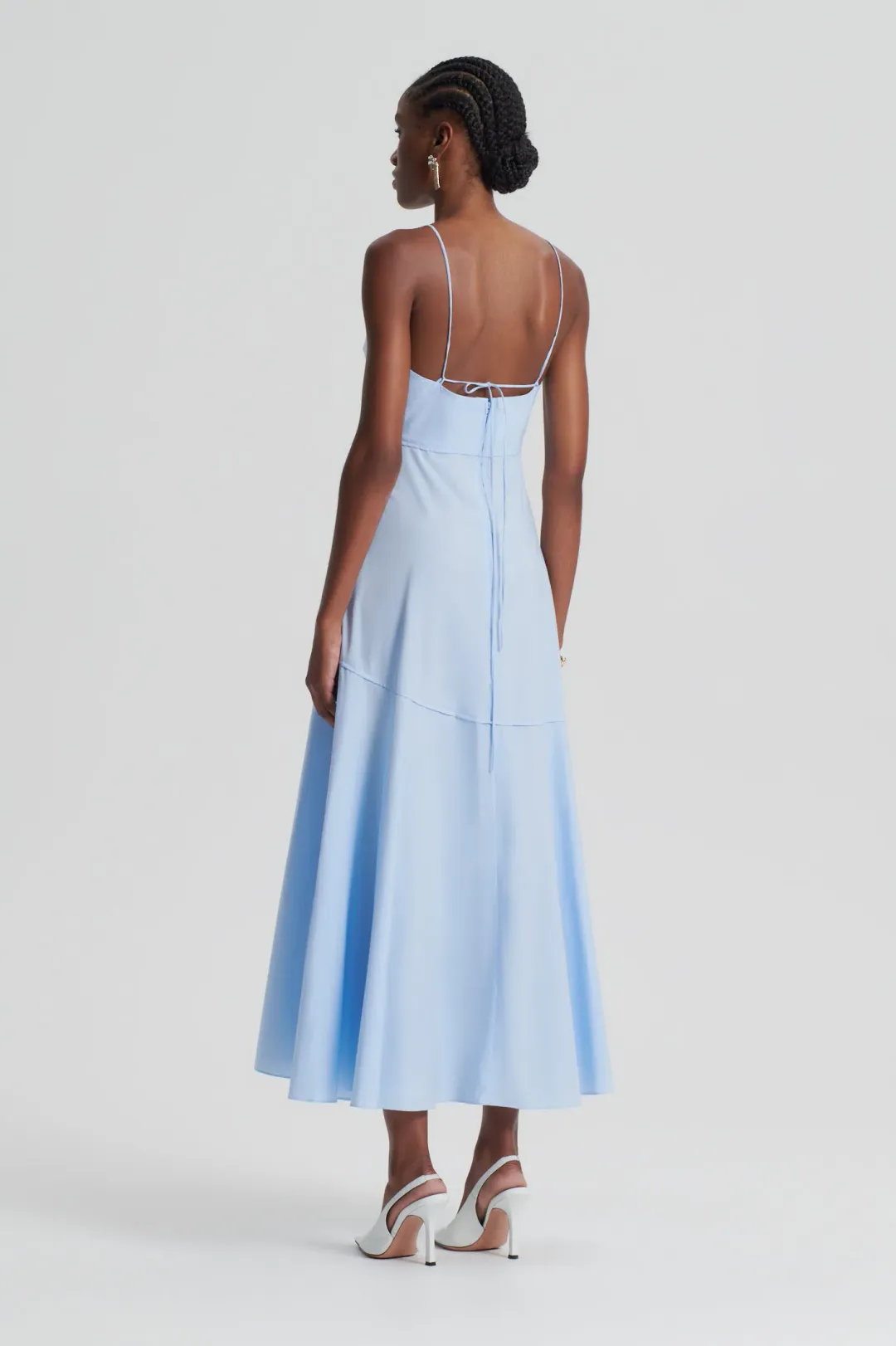 Scanlan Theodore Parachute Strappy Dress Blue Size 6 / XS for rent on The Volte - main image